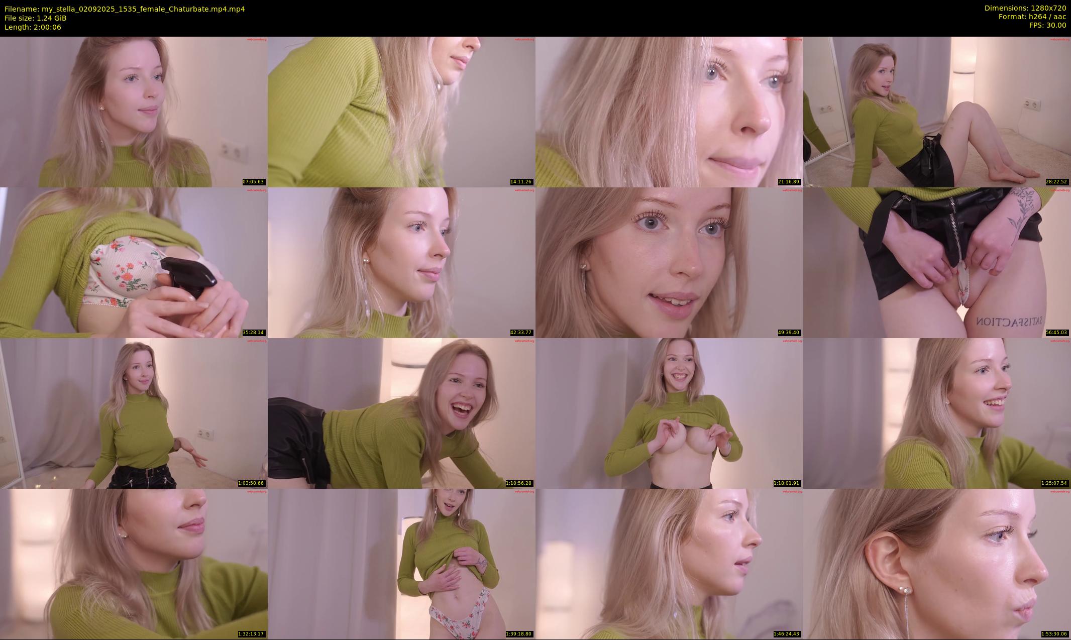 my_stella — 121 minute Chaturbate female cam show recording, 720p, Sep 2, 2025