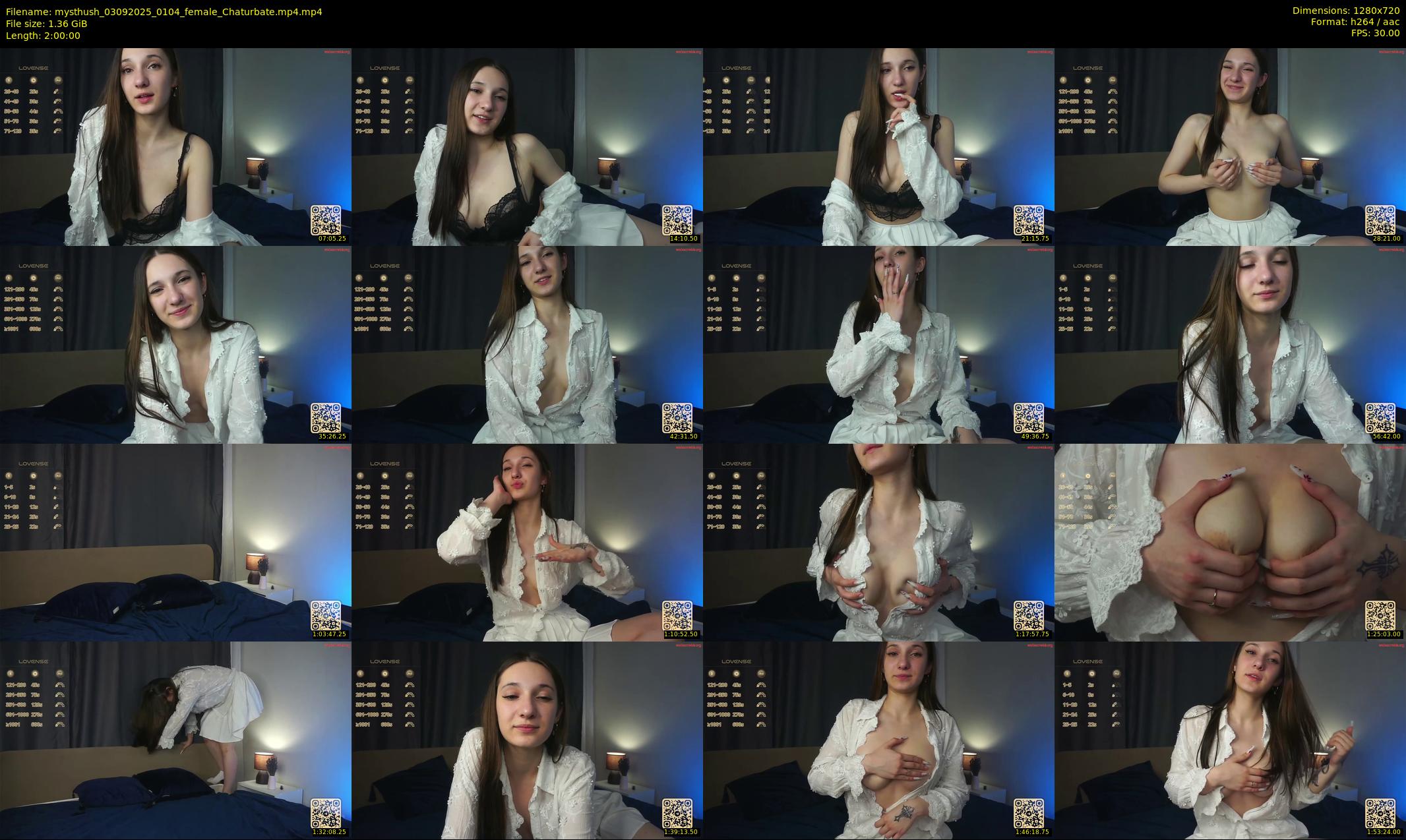 mysthush — 120 minute Chaturbate female cam show recording, 720p, Sep 3, 2025