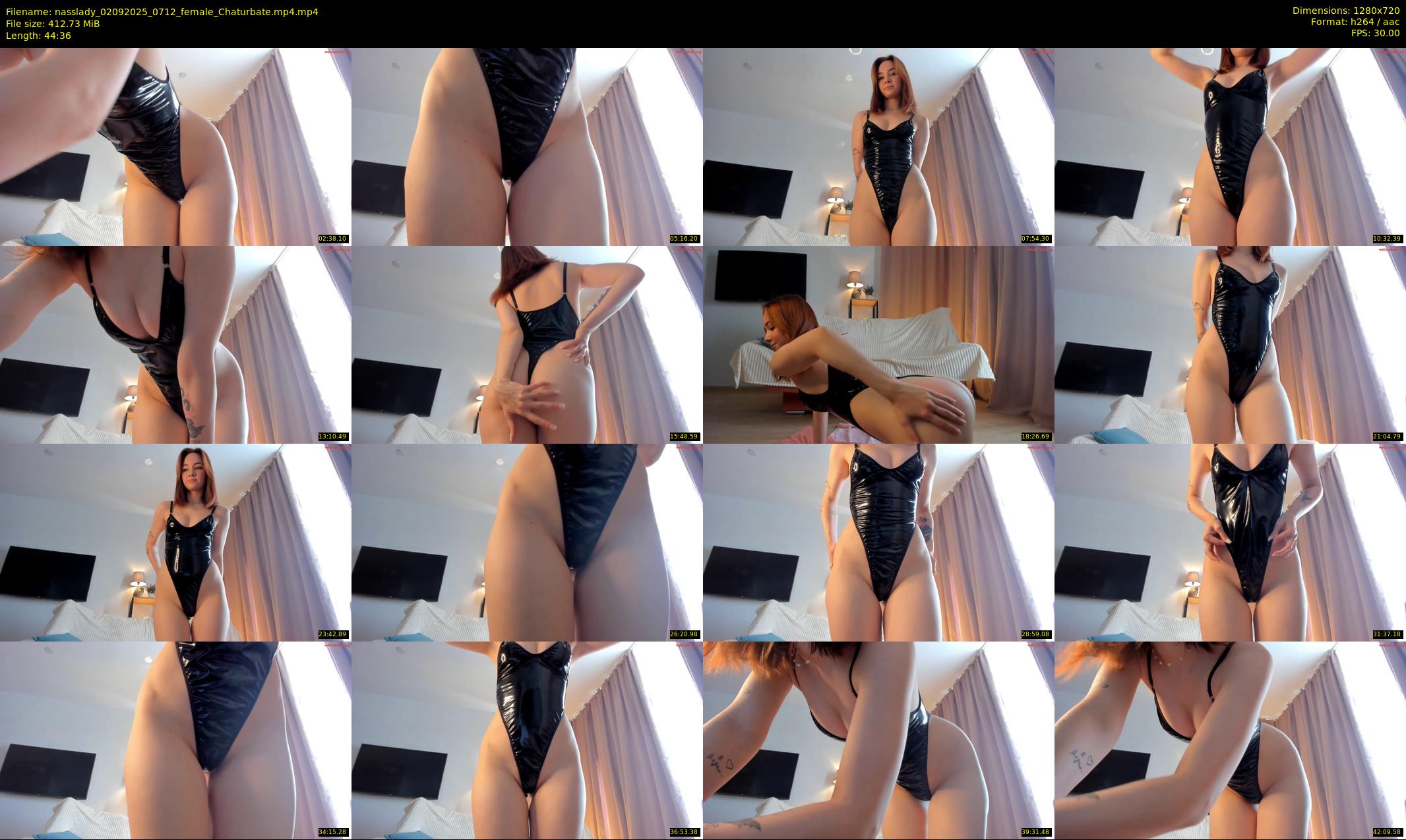 nasslady — 45 minute Chaturbate female cam show recording, 720p, Sep 2, 2025