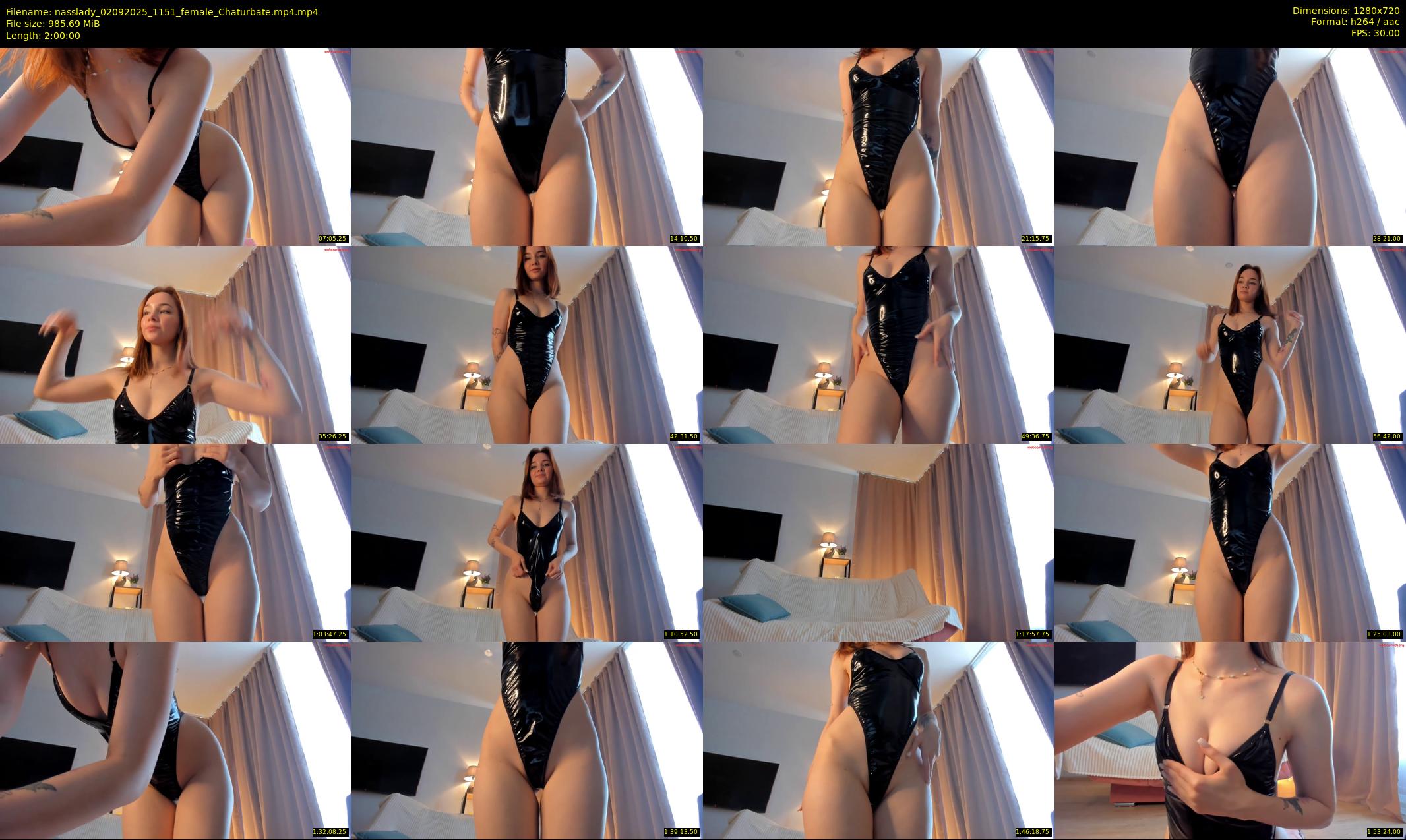 nasslady — 120 minute Chaturbate female cam show recording, 720p, Sep 2, 2025