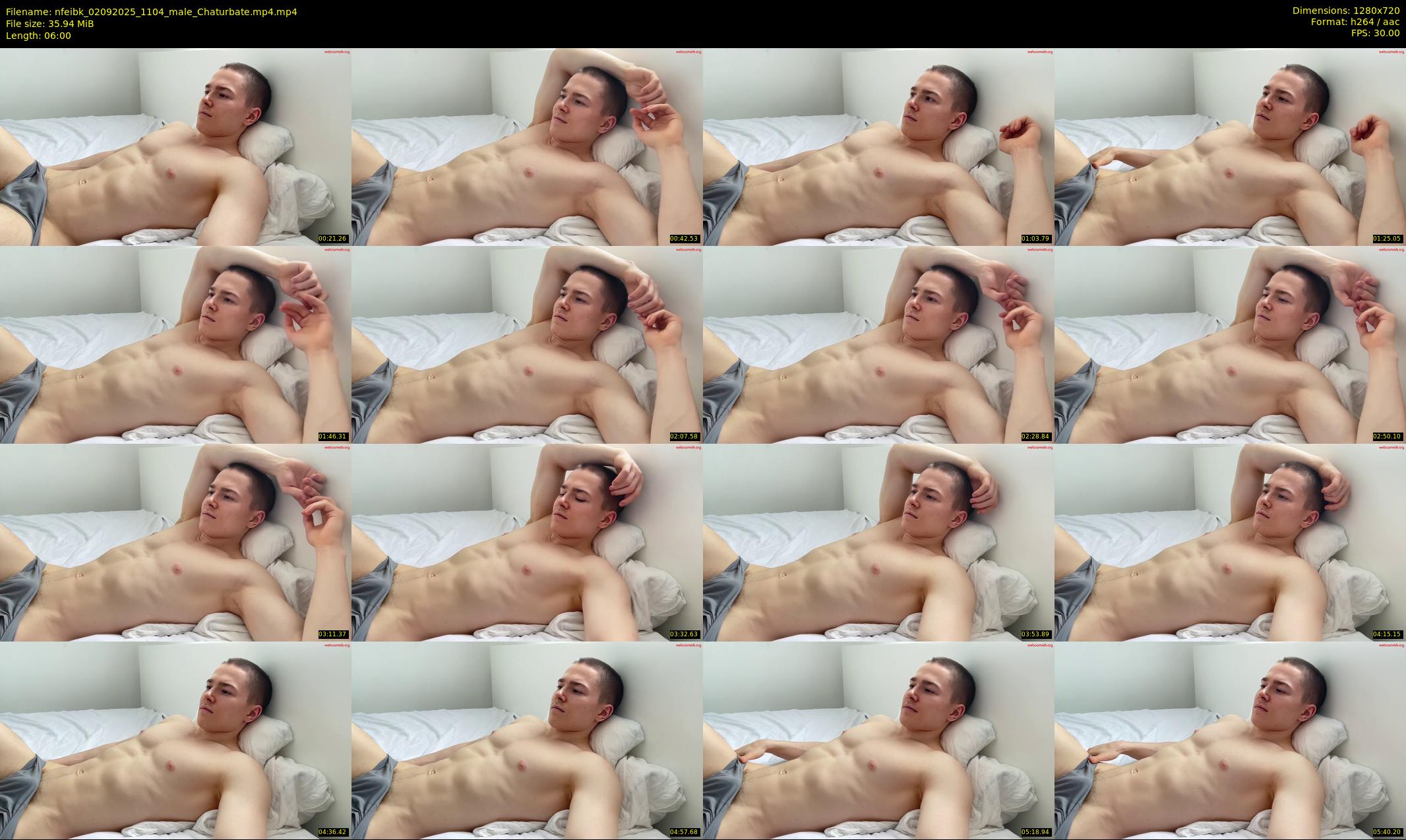 nfeibk — 6 minute Chaturbate male cam show recording, 720p, Sep 2, 2025