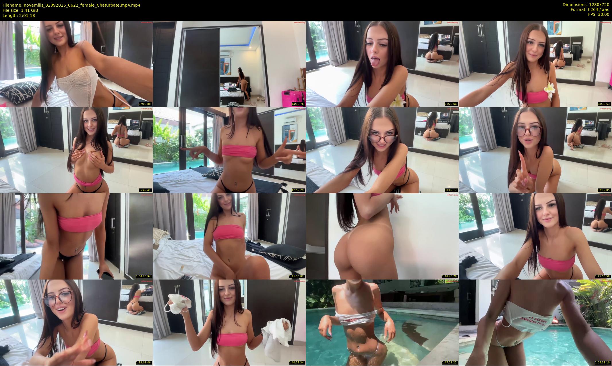 novamills — 122 minute Chaturbate female cam show recording, 720p, Sep 2, 2025