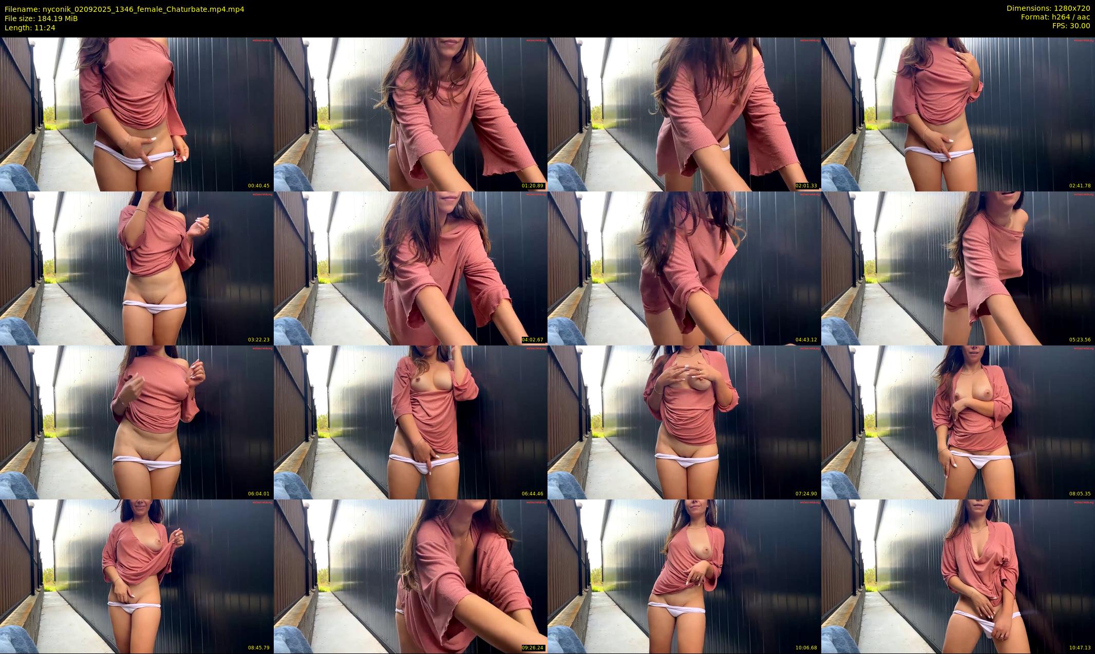 nyconik — 12 minute Chaturbate female cam show recording, 720p, Sep 2, 2025