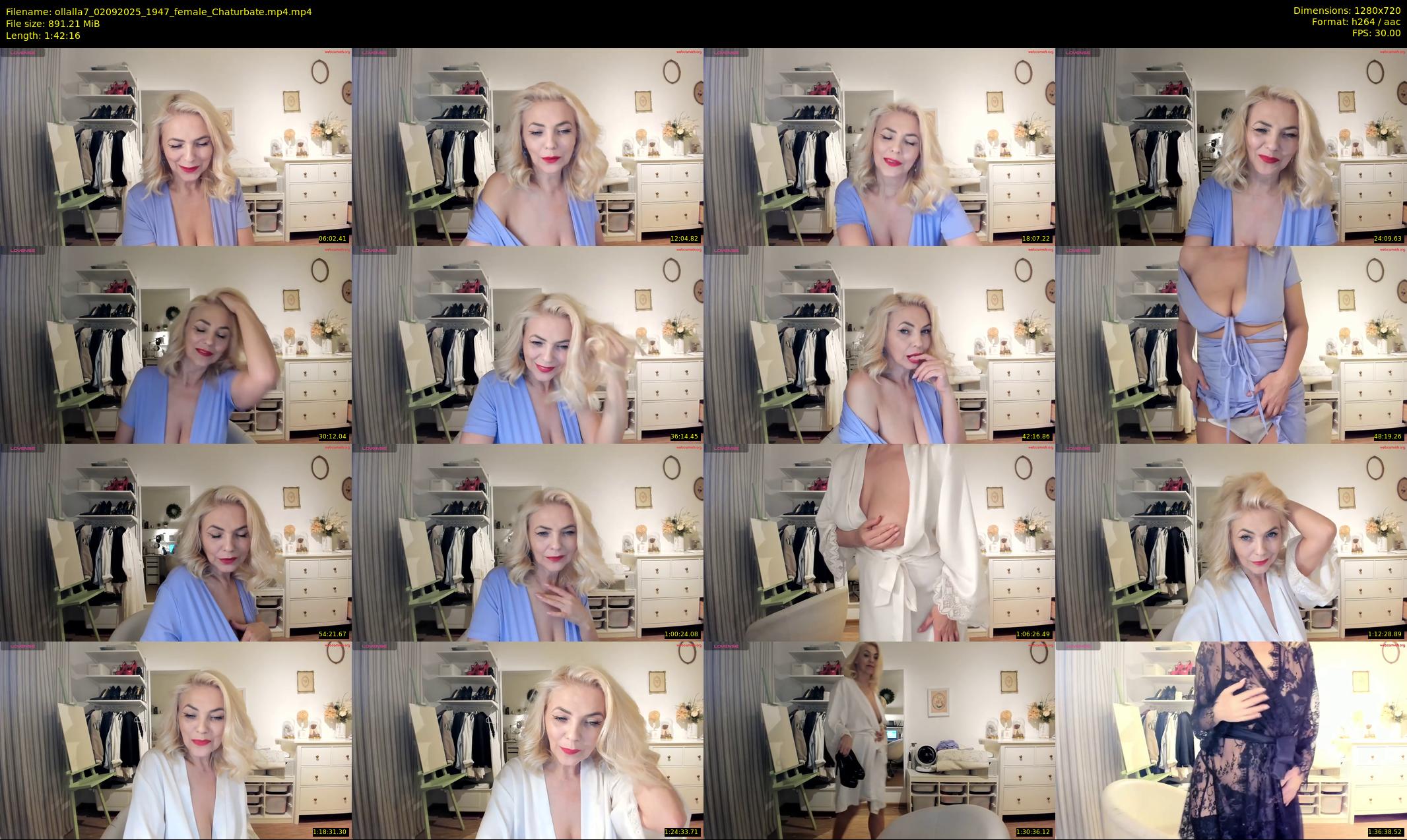 ollalla7 — 103 minute Chaturbate female cam show recording, 720p, Sep 2, 2025