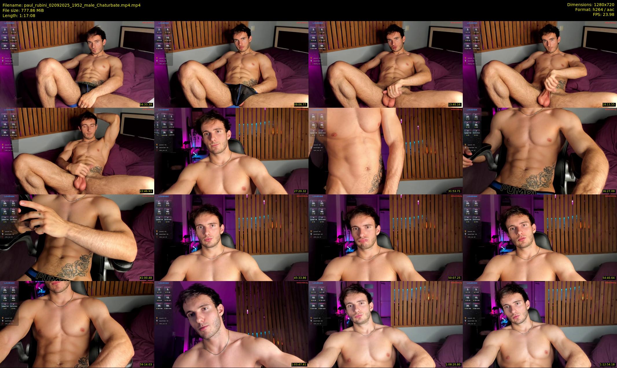 paul_rubini — 78 minute Chaturbate male cam show recording, 720p, Sep 2, 2025