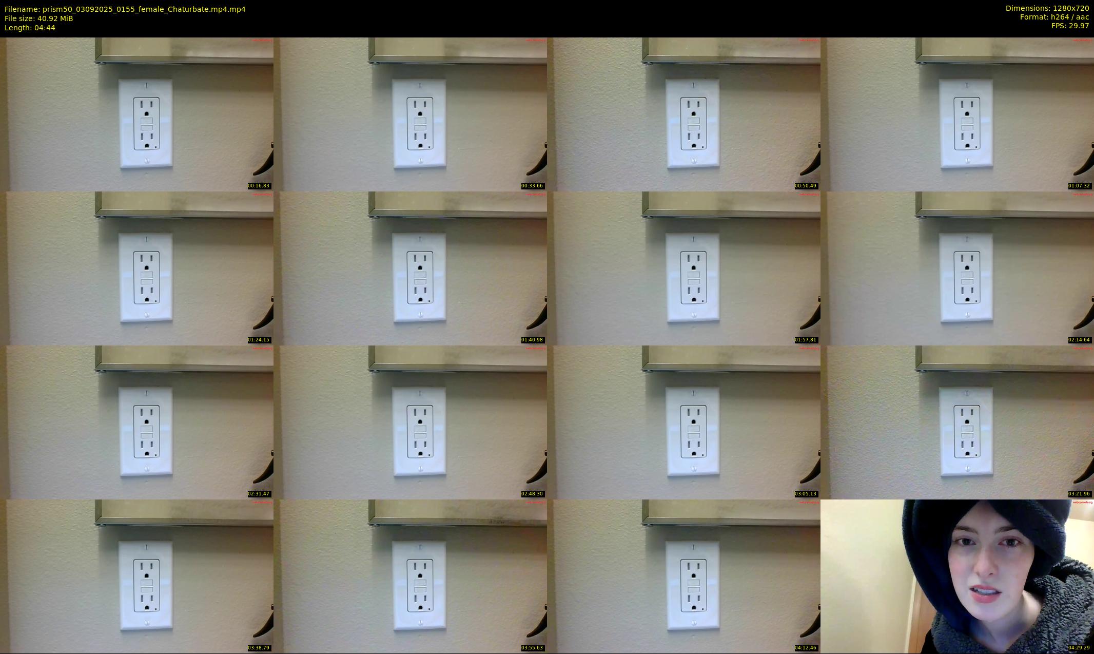 prism50 — 5 minute Chaturbate female cam show recording, 720p, Sep 3, 2025