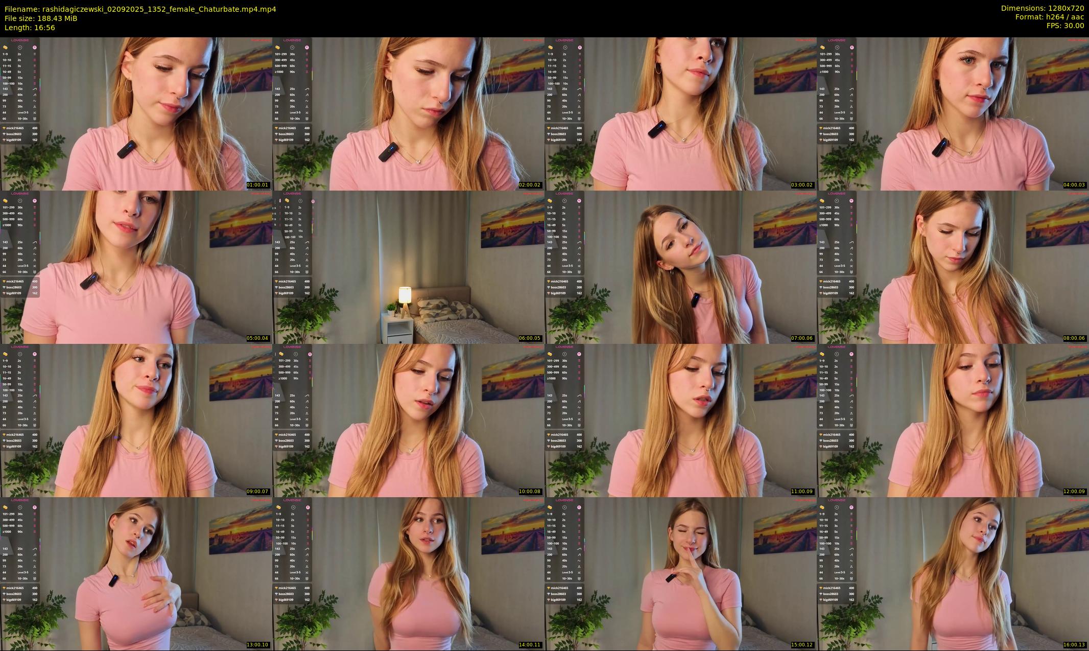 rashidagiczewski — 17 minute Chaturbate female cam show recording, 720p, Sep 2, 2025