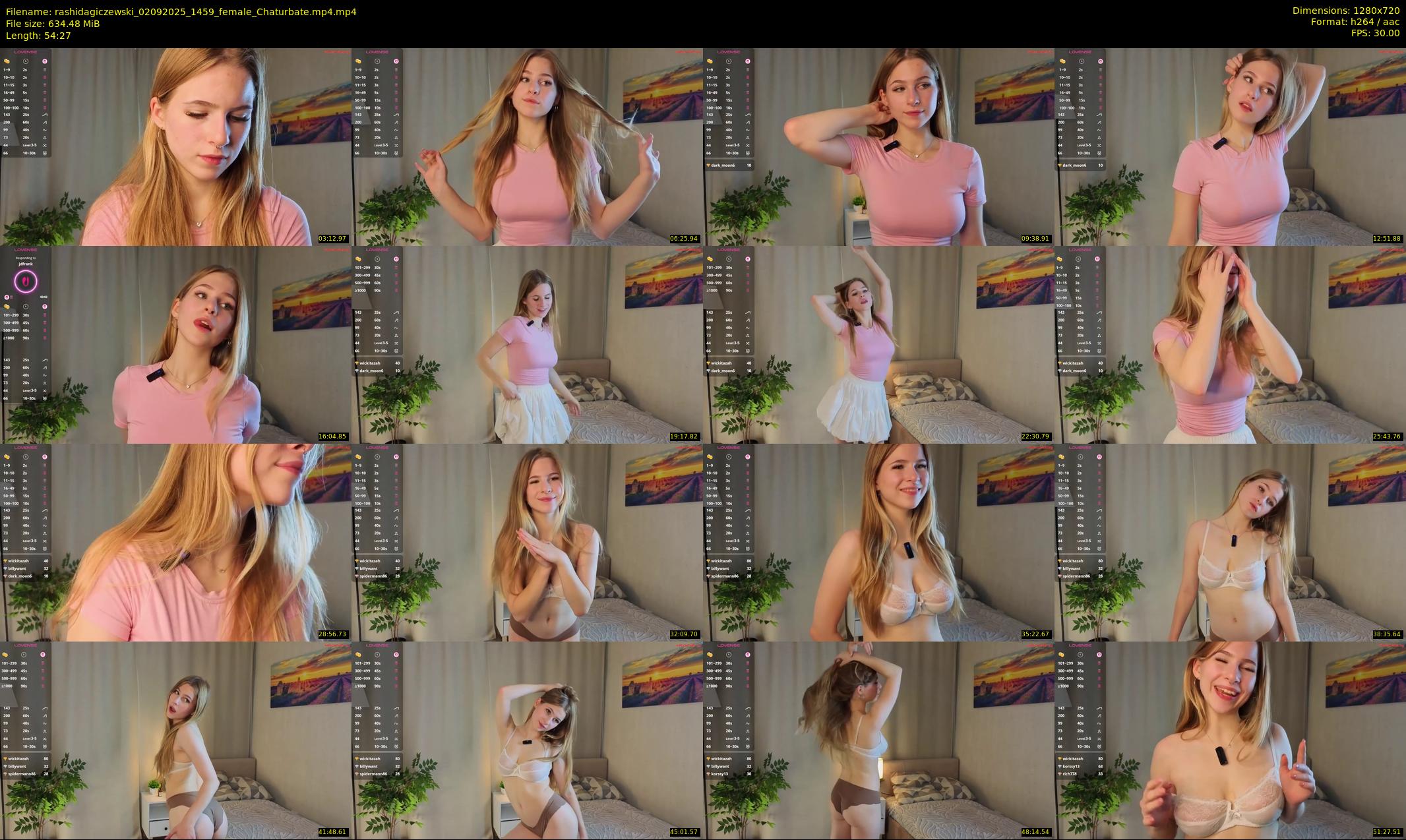 rashidagiczewski — 55 minute Chaturbate female cam show recording, 720p, Sep 2, 2025