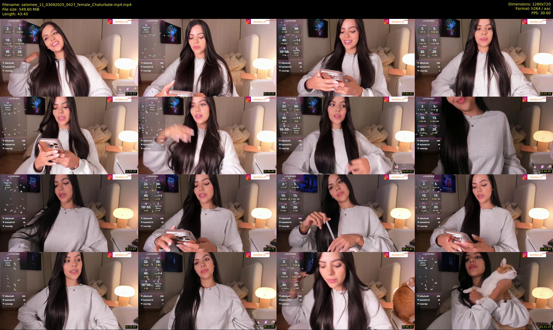 salomee_11 — 44 minute Chaturbate female cam show recording, 720p, Sep 3, 2025