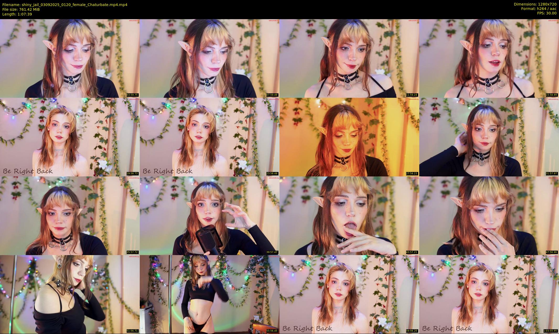 shiny_jail — 68 minute Chaturbate female cam show recording, 720p, Sep 3, 2025