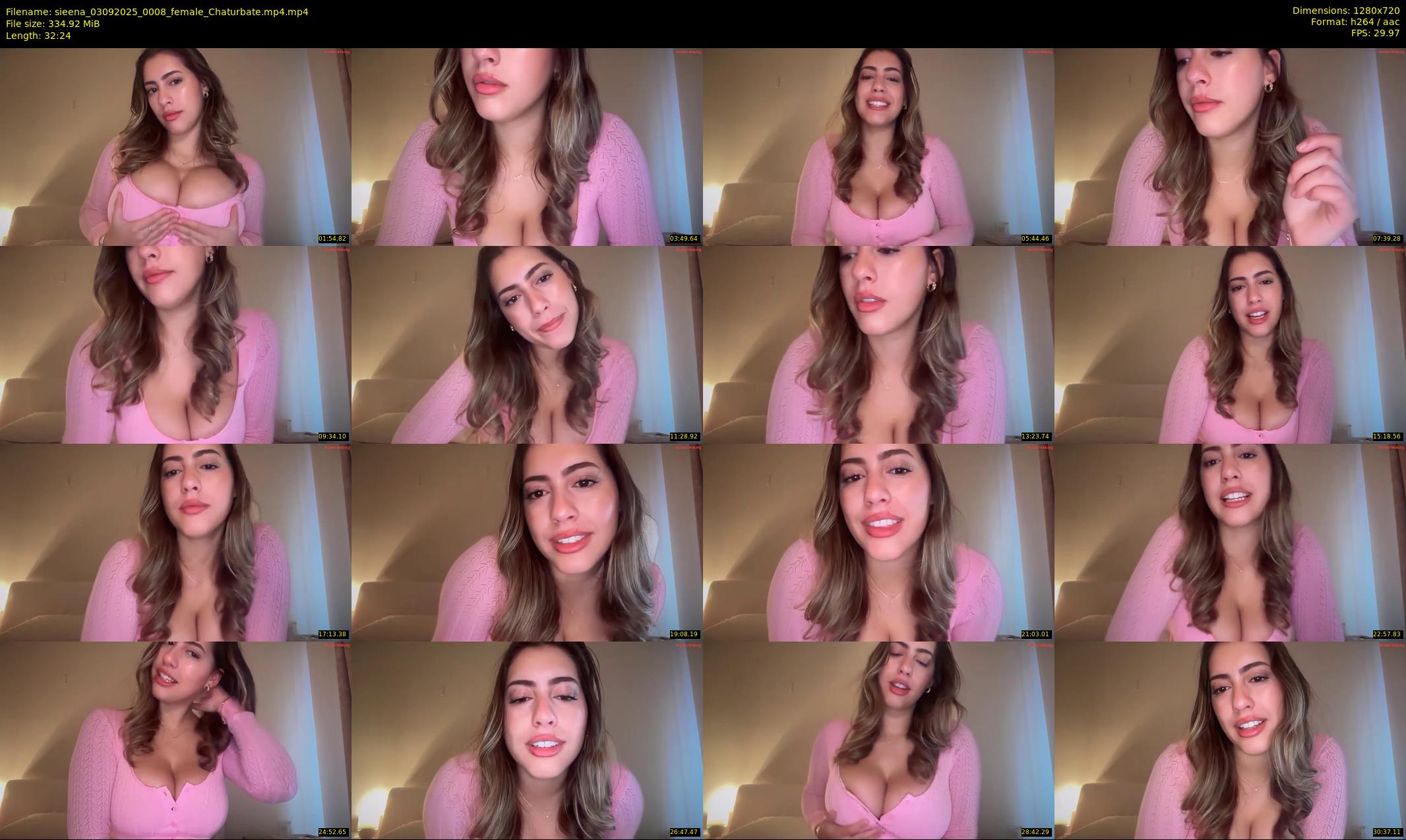 sieena — 33 minute Chaturbate female cam show recording, 720p, Sep 3, 2025