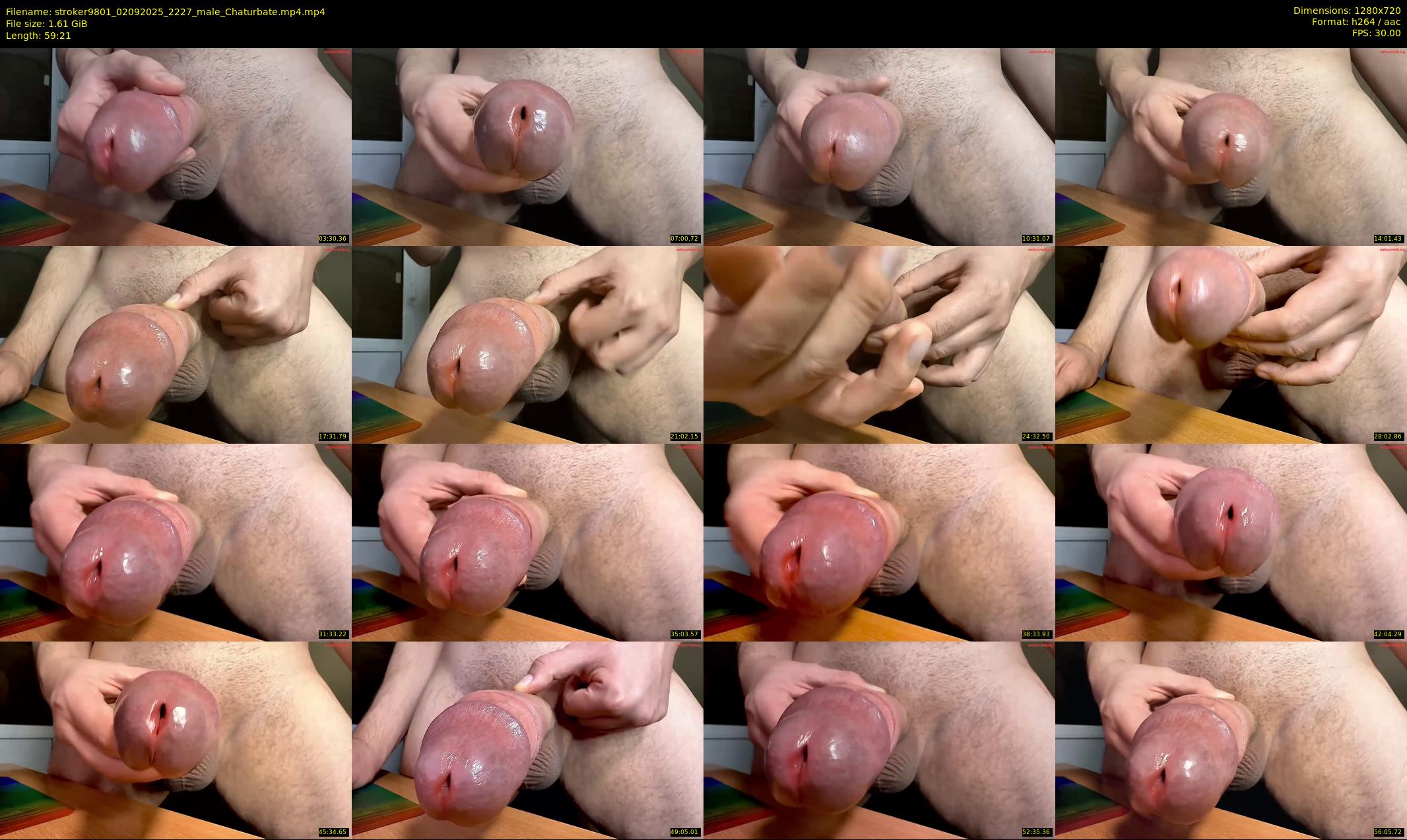 stroker9801 — 60 minute Chaturbate male cam show recording, 720p, Sep 2, 2025