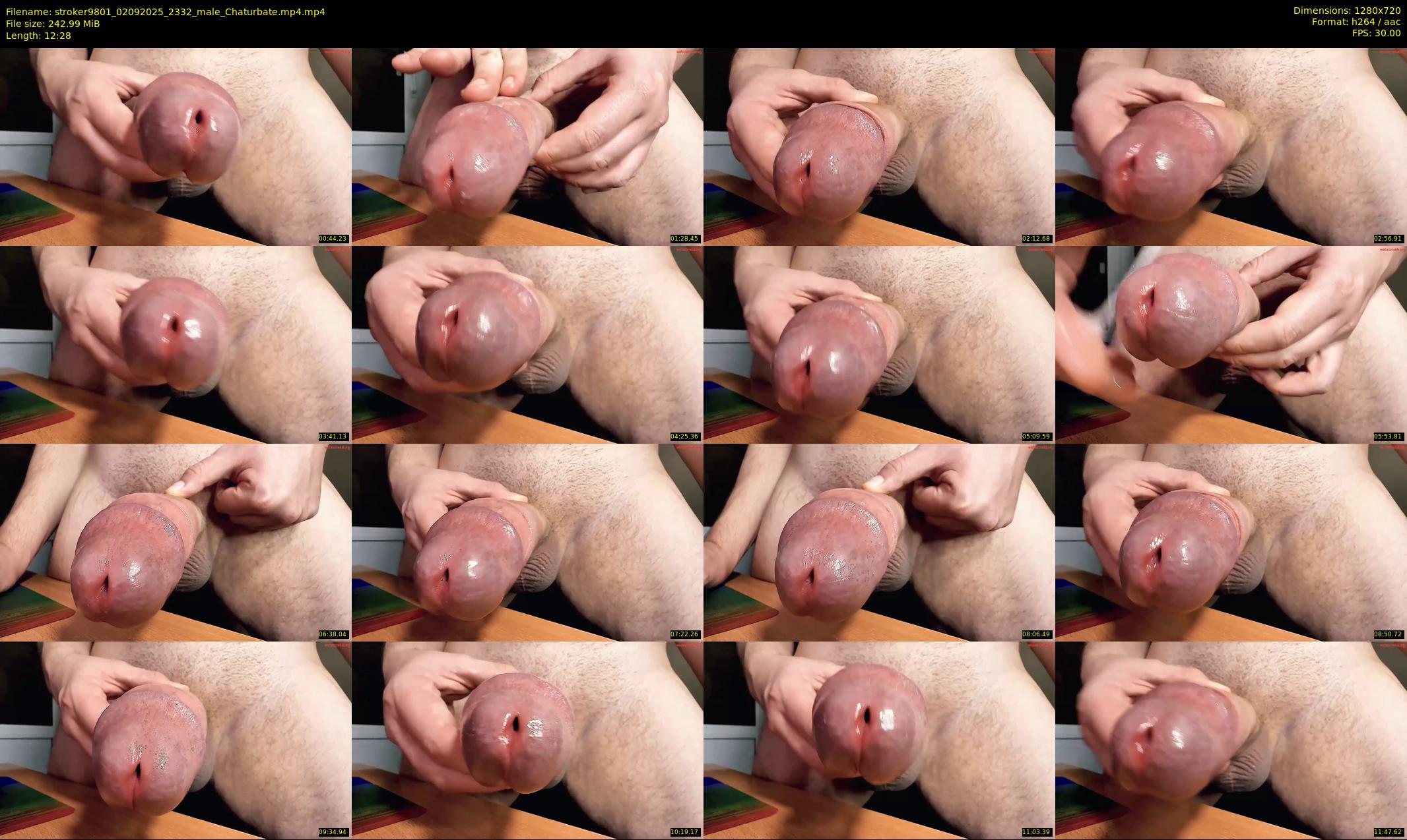 stroker9801 — 13 minute Chaturbate male cam show recording, 720p, Sep 2, 2025
