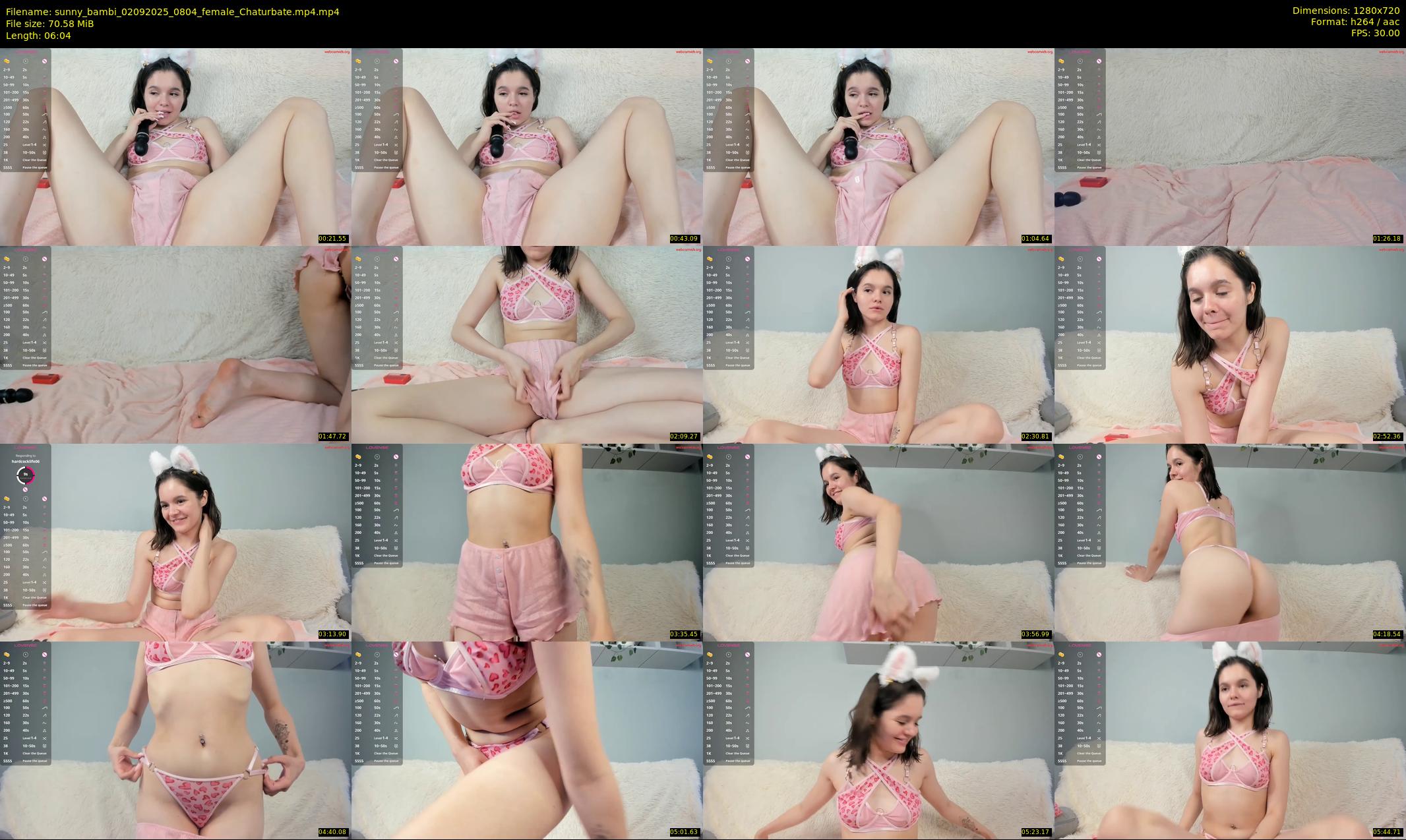 sunny_bambi — 7 minute Chaturbate female cam show recording, 720p, Sep 2, 2025