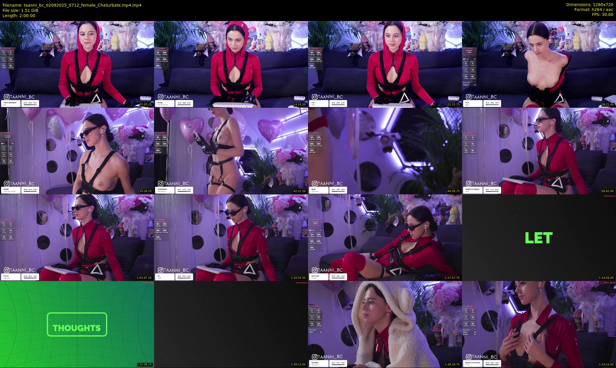 taanni_bc — 120 minute Chaturbate female cam show recording, 720p, Sep 2, 2025