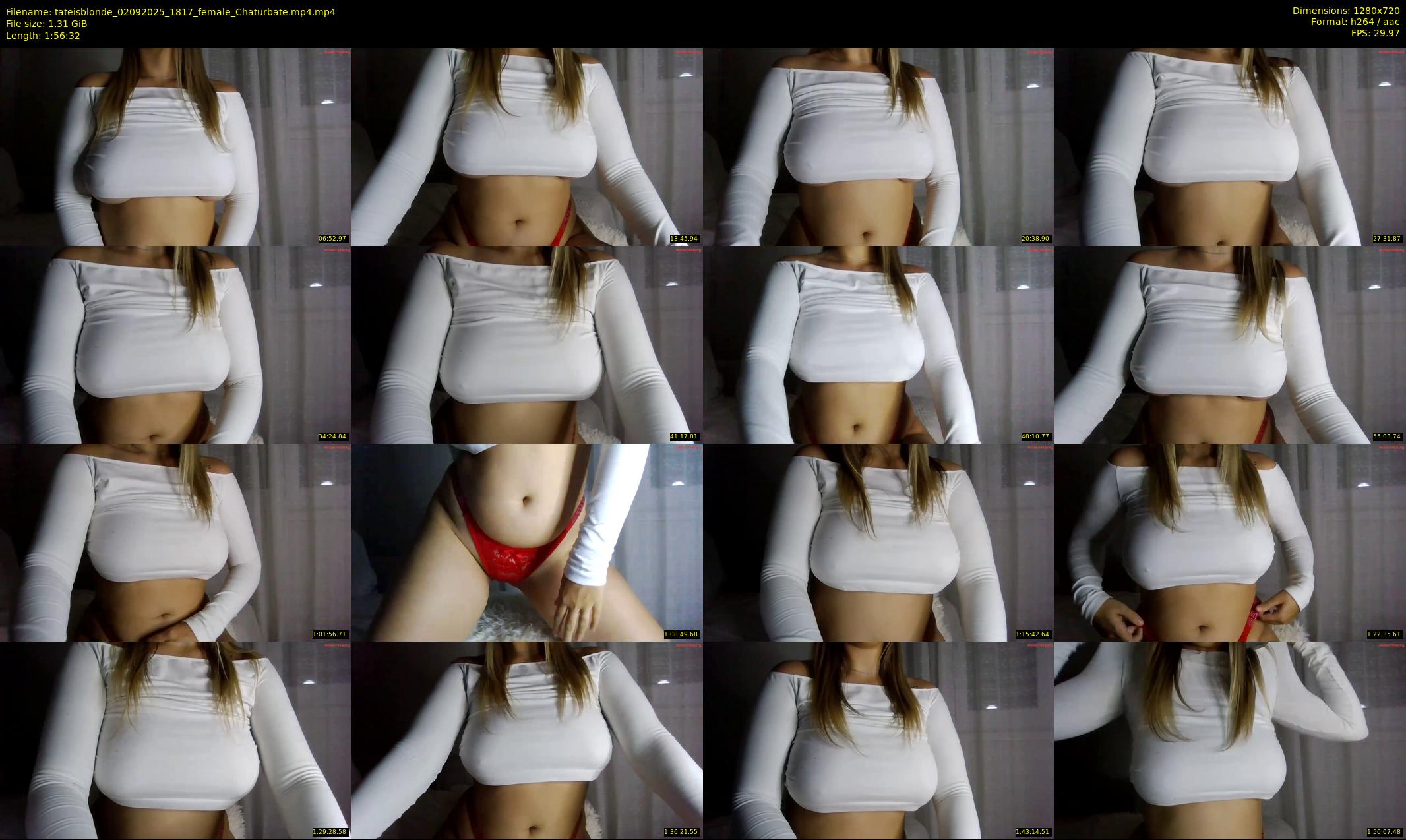 tateisblonde — 117 minute Chaturbate female cam show recording, 720p, Sep 2, 2025