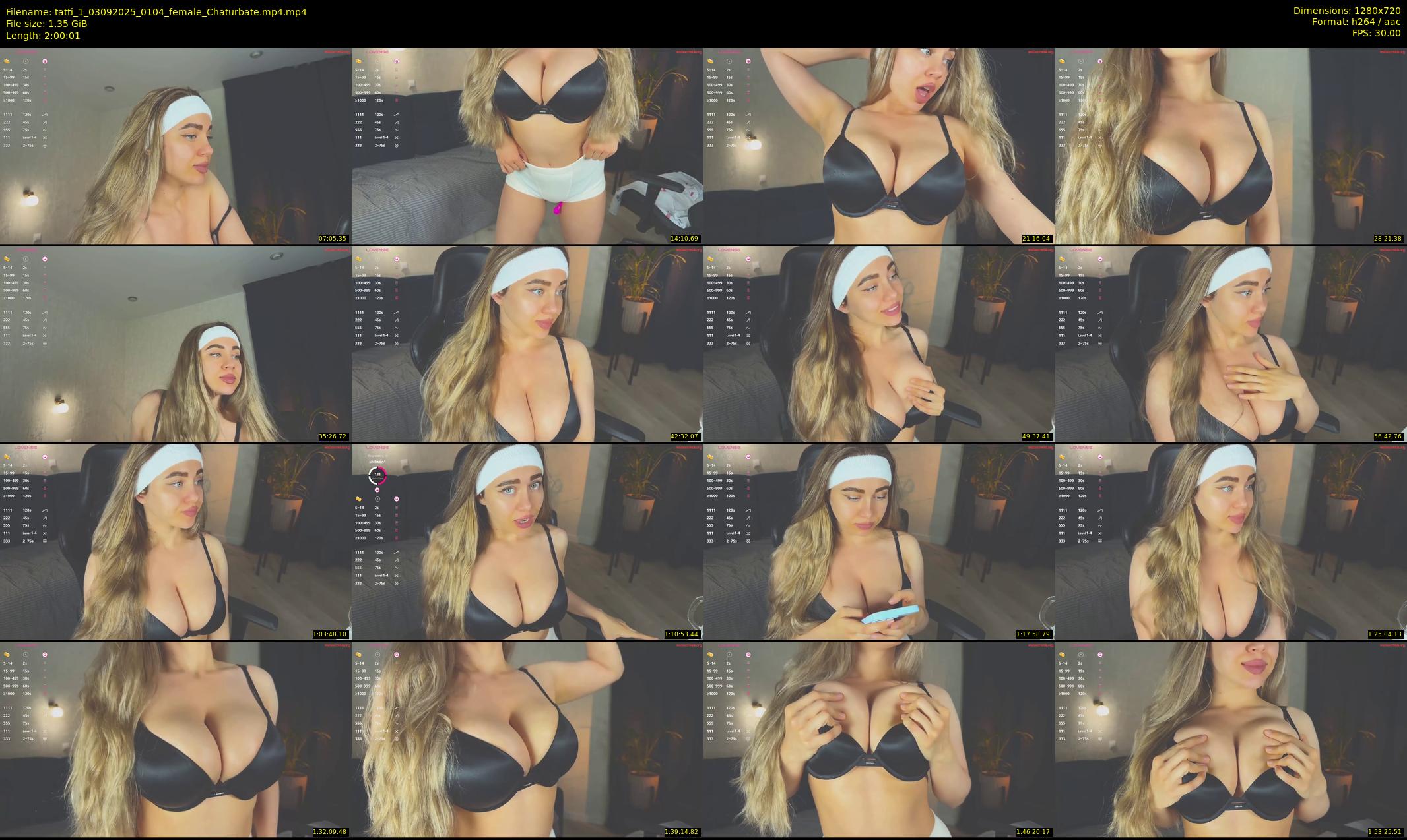 tatti_1 — 121 minute Chaturbate female cam show recording, 720p, Sep 3, 2025