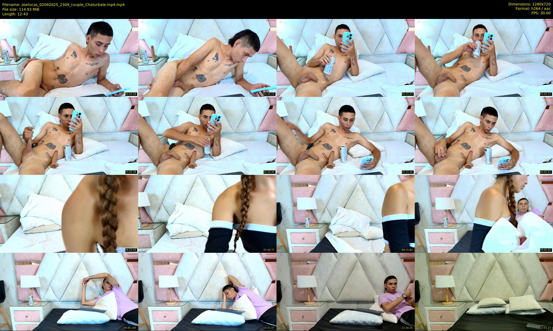 zoelucas — 13 minute Chaturbate couple cam show recording, 720p, Sep 2, 2025