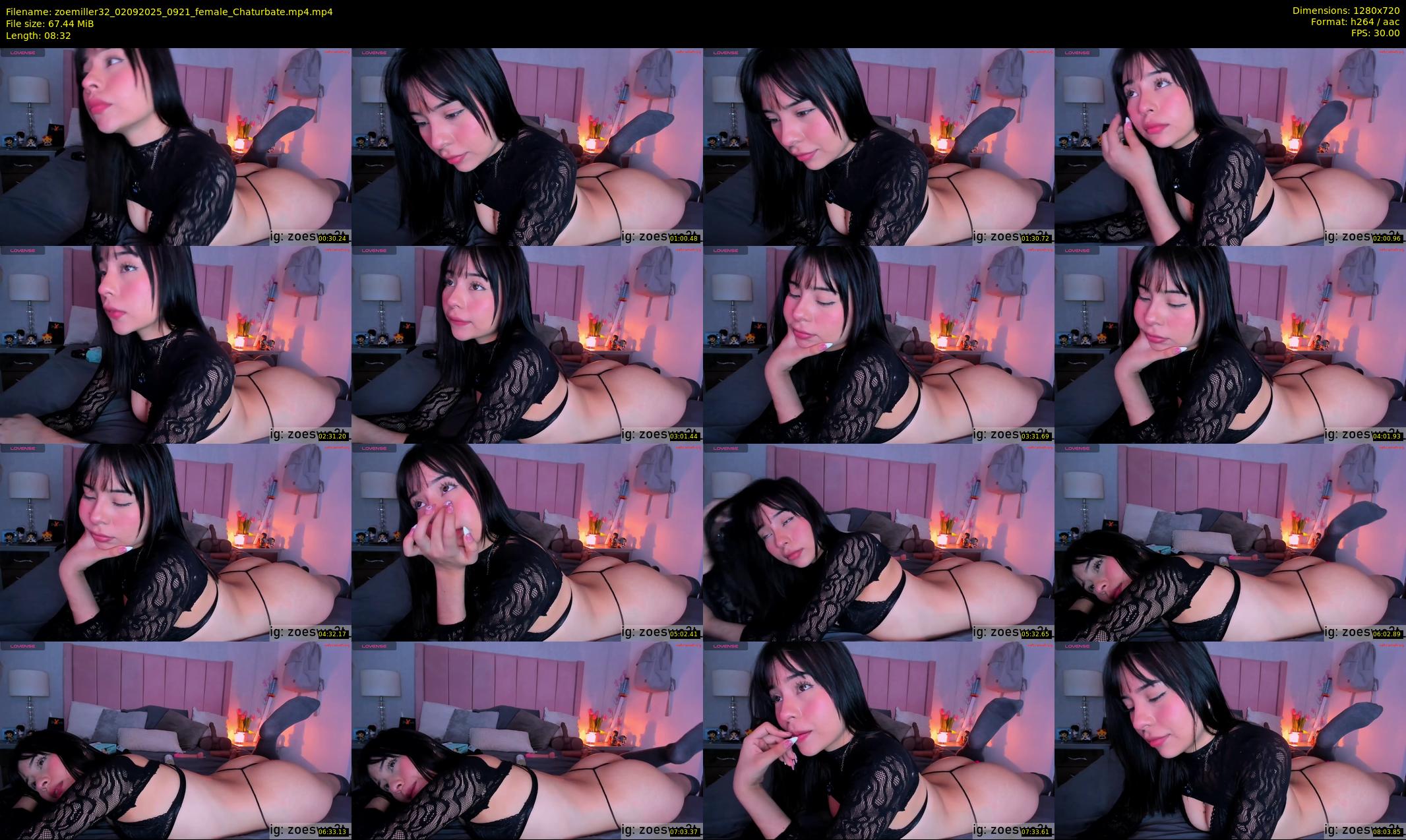 zoemiller32 — 9 minute Chaturbate female cam show recording, 720p, Sep 2, 2025