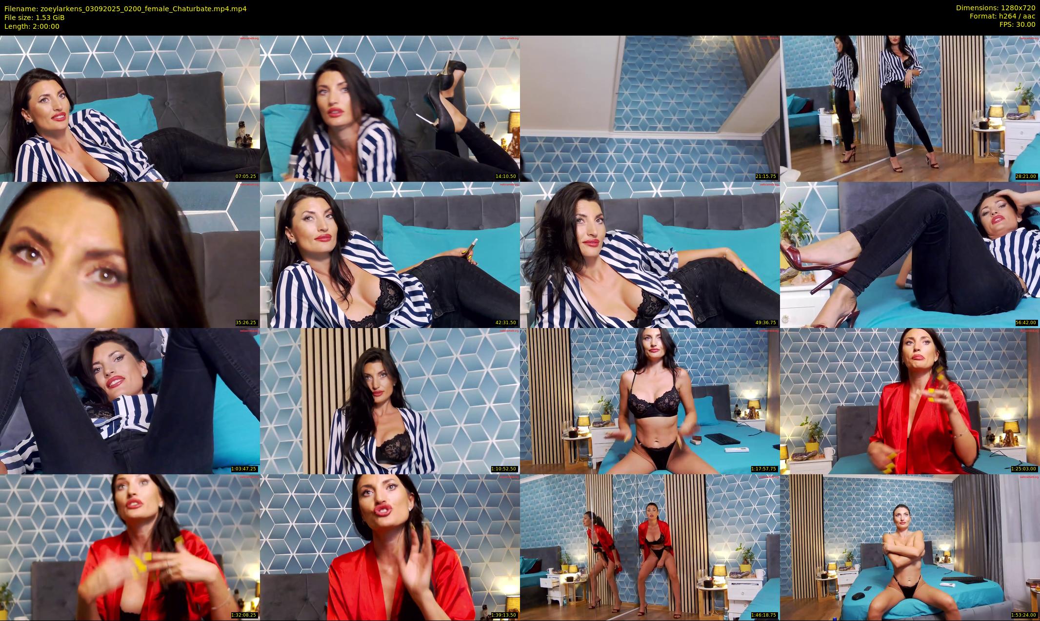 zoeylarkens — 120 minute Chaturbate female cam show recording, 720p, Sep 3, 2025