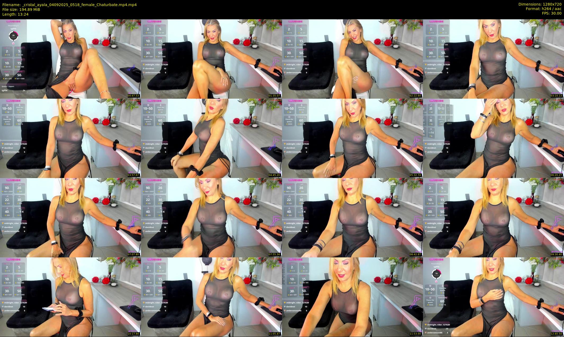 _cristal_ayala — 14 minute Chaturbate female cam show recording, 720p, Sep 4, 2025