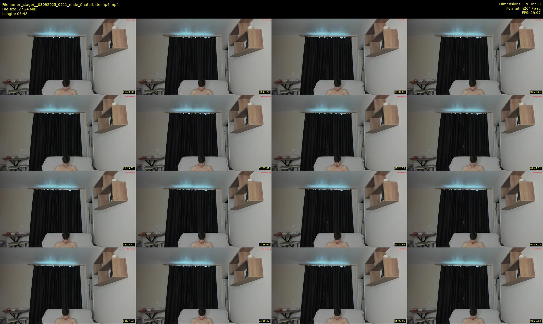 _stager_ — 6 minute Chaturbate male cam show recording, 720p, Sep 3, 2025