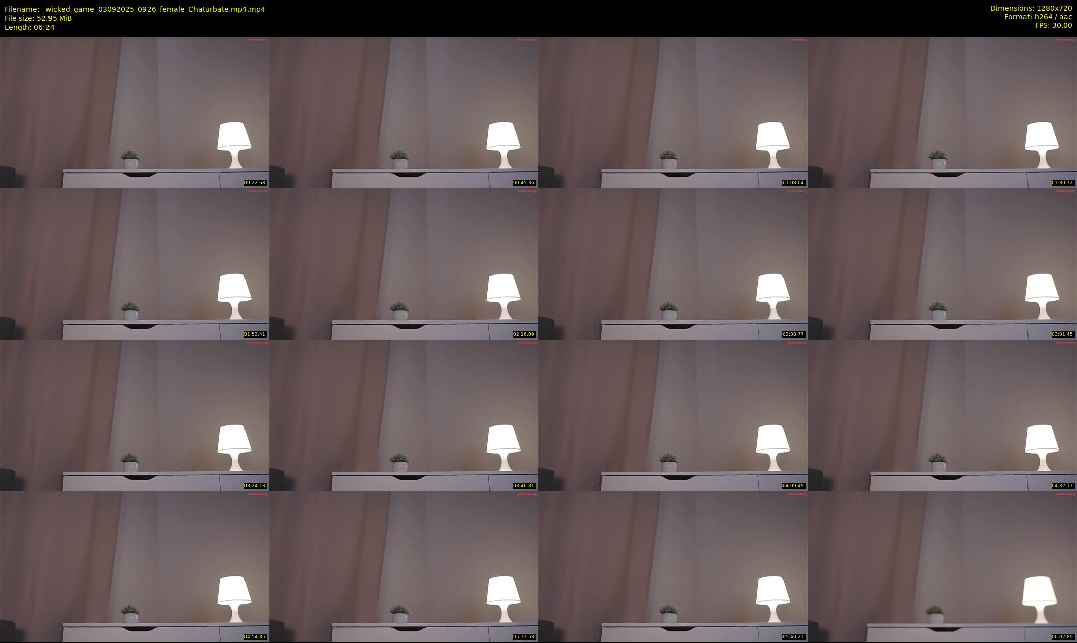 _wicked_game — 7 minute Chaturbate female cam show recording, 720p, Sep 3, 2025