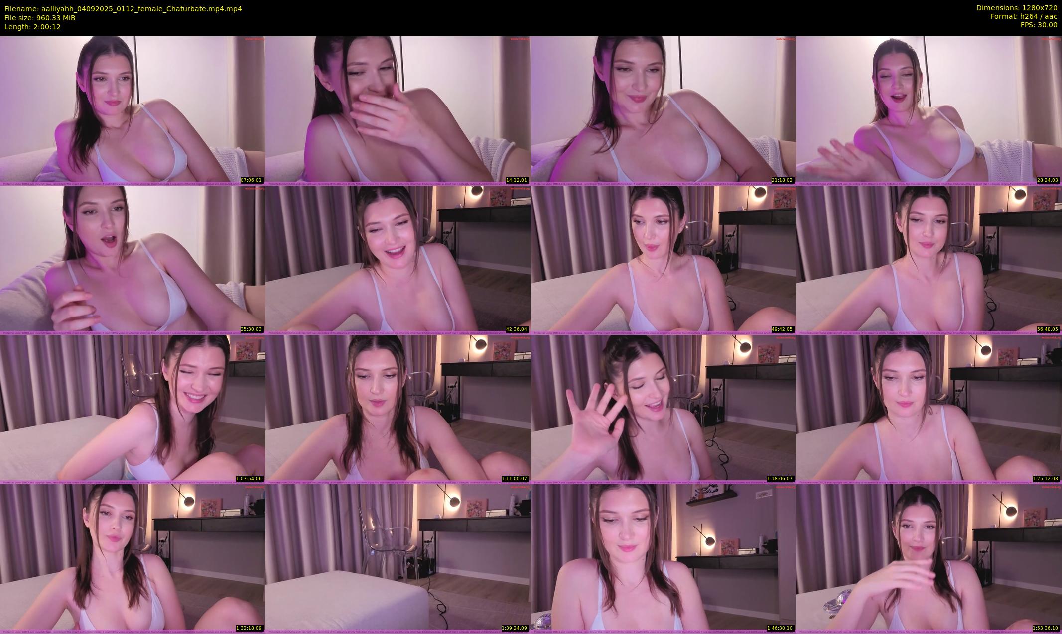 aalliyahh — 121 minute Chaturbate female cam show recording, 720p, Sep 4, 2025