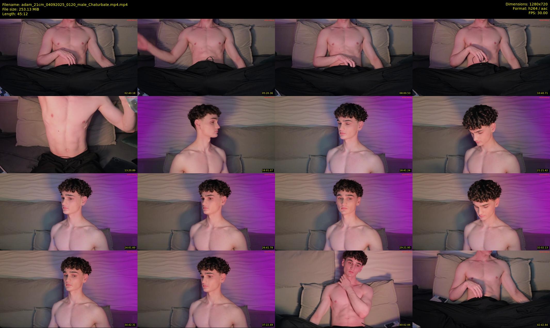 adam_21cm — 46 minute Chaturbate male cam show recording, 720p, Sep 4, 2025