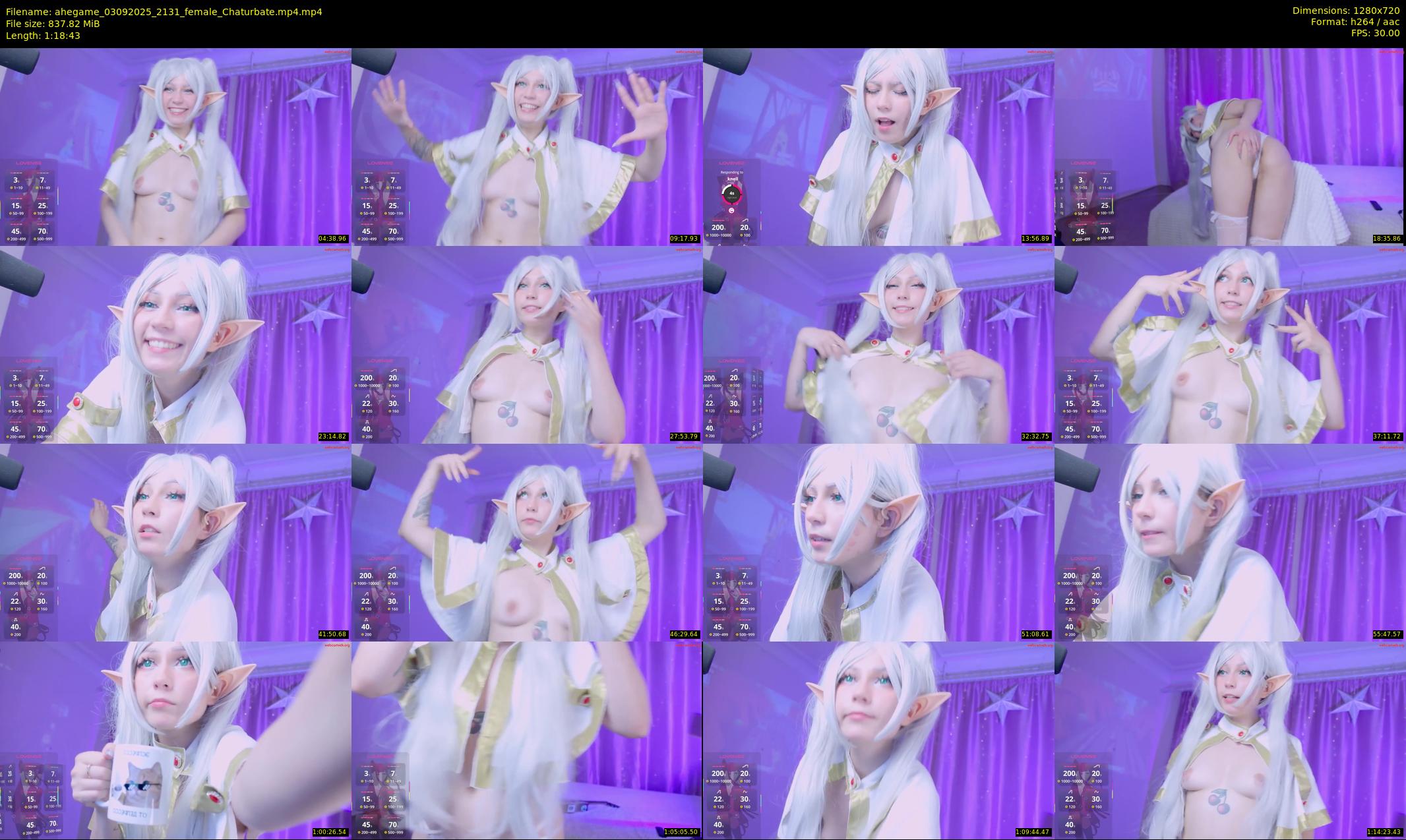 ahegame — 79 minute Chaturbate female cam show recording, 720p, Sep 3, 2025