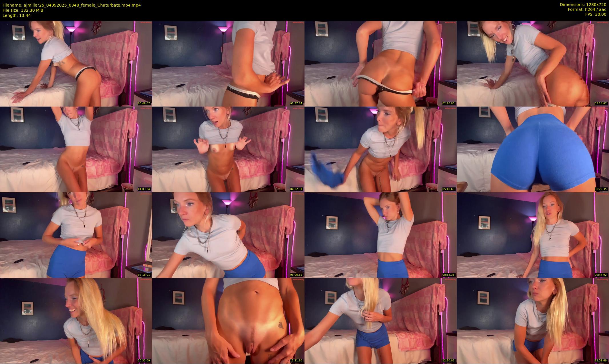 ajmiller25 — 14 minute Chaturbate female cam show recording, 720p, Sep 4, 2025