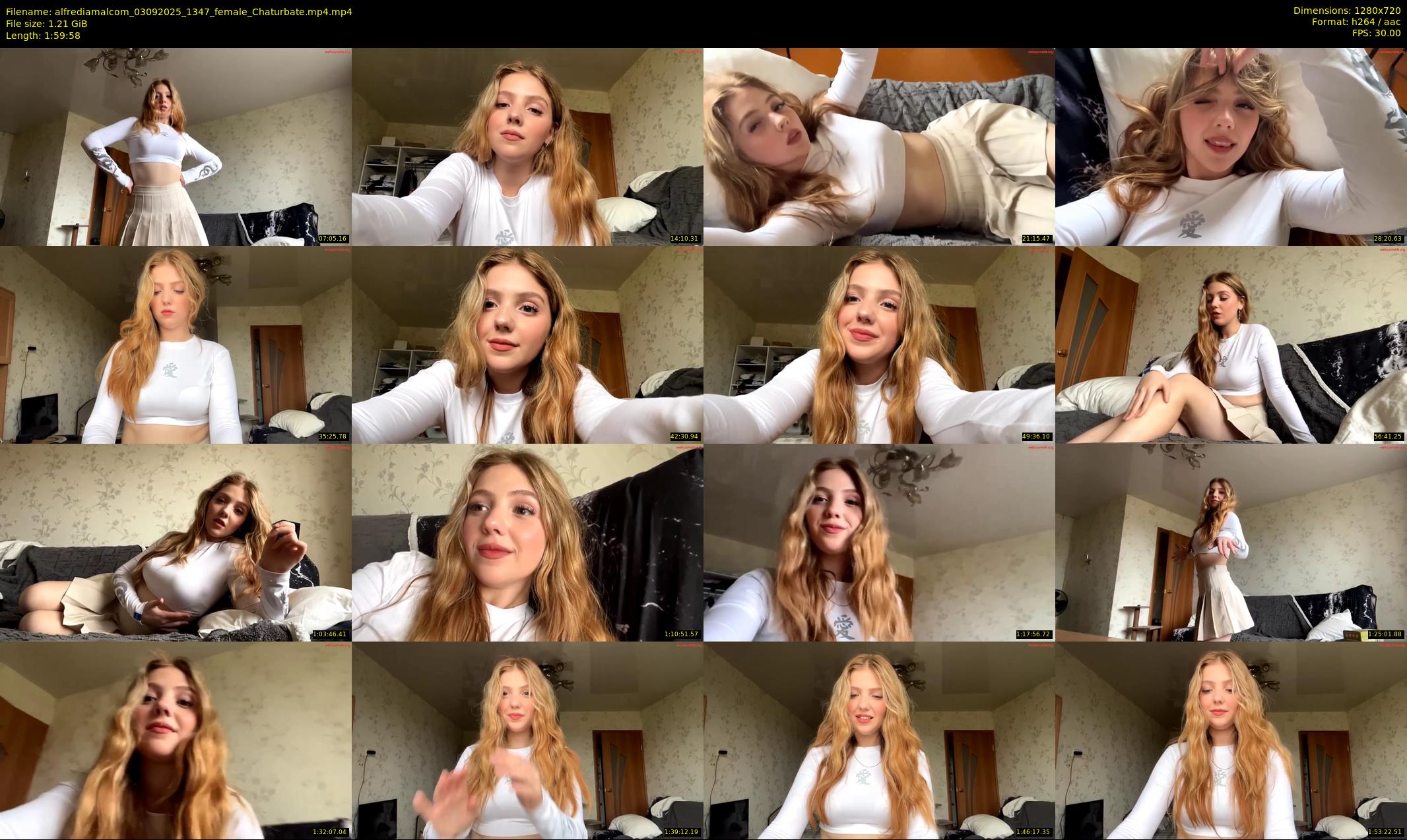 alfrediamalcom — 120 minute Chaturbate female cam show recording, 720p, Sep 3, 2025