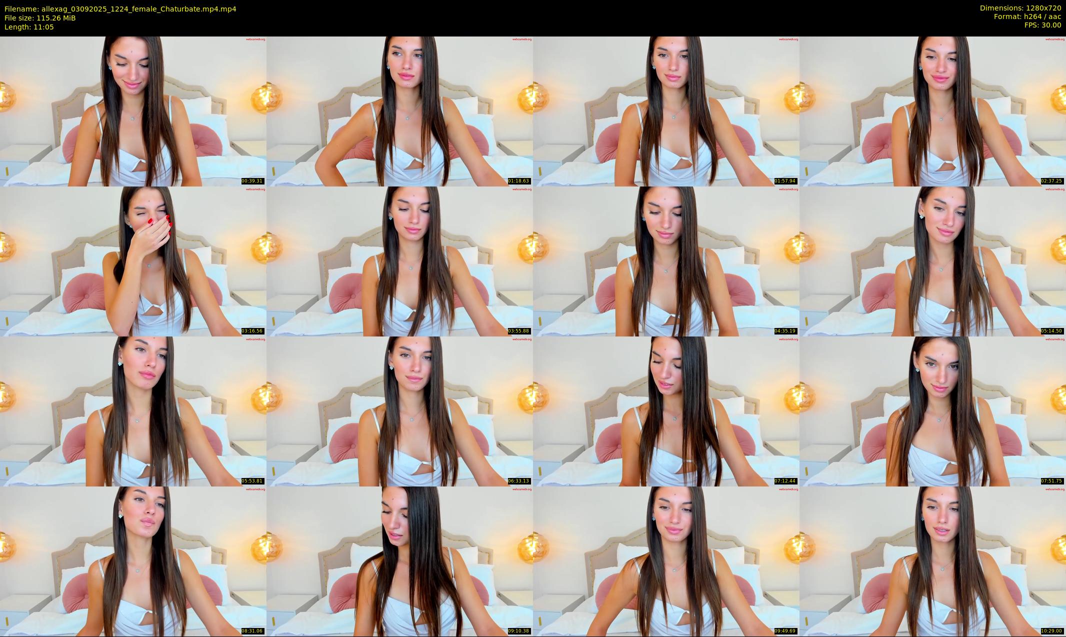 allexag — 12 minute Chaturbate female cam show recording, 720p, Sep 3, 2025