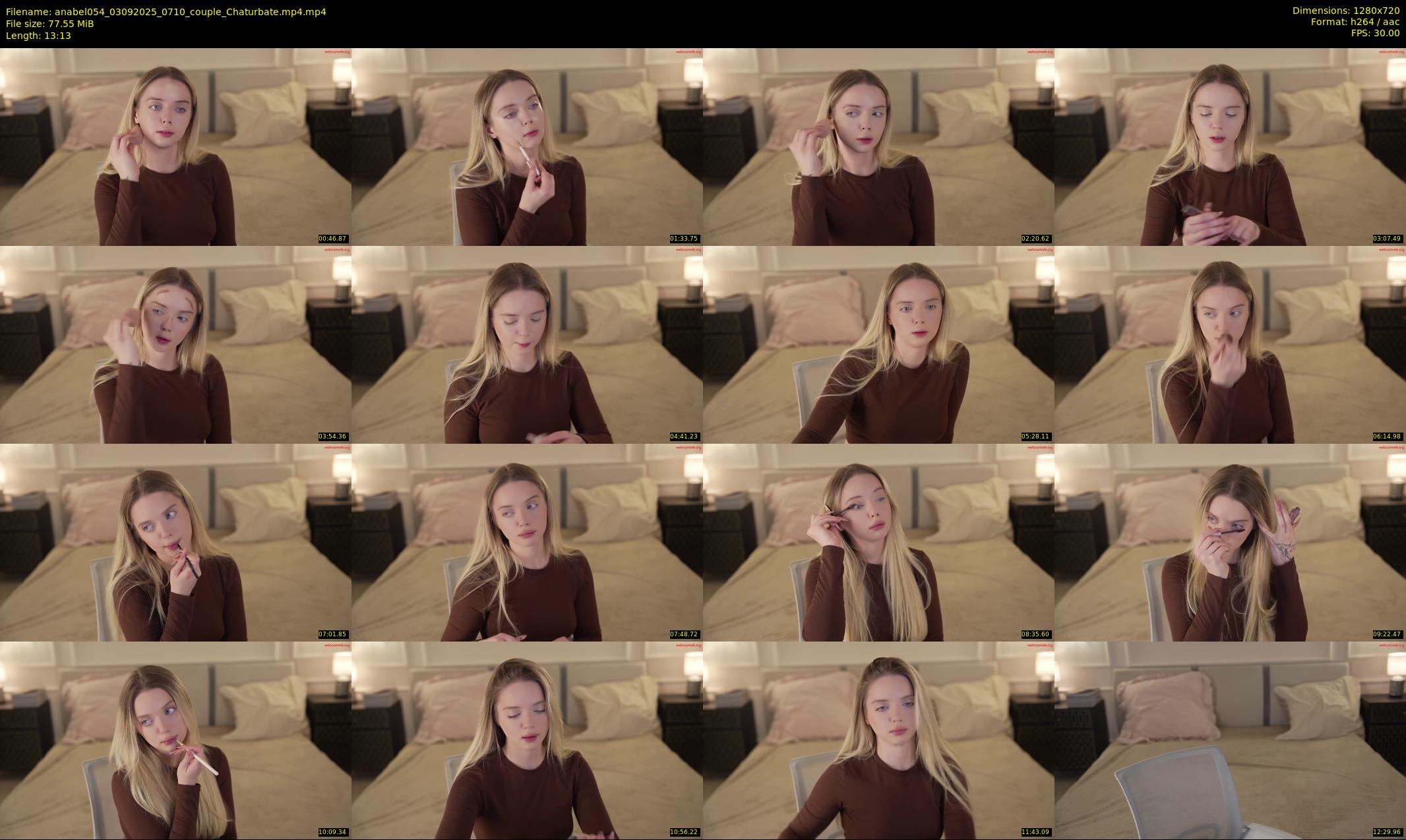 anabel054 — 14 minute Chaturbate female cam show recording, 720p, Sep 3, 2025