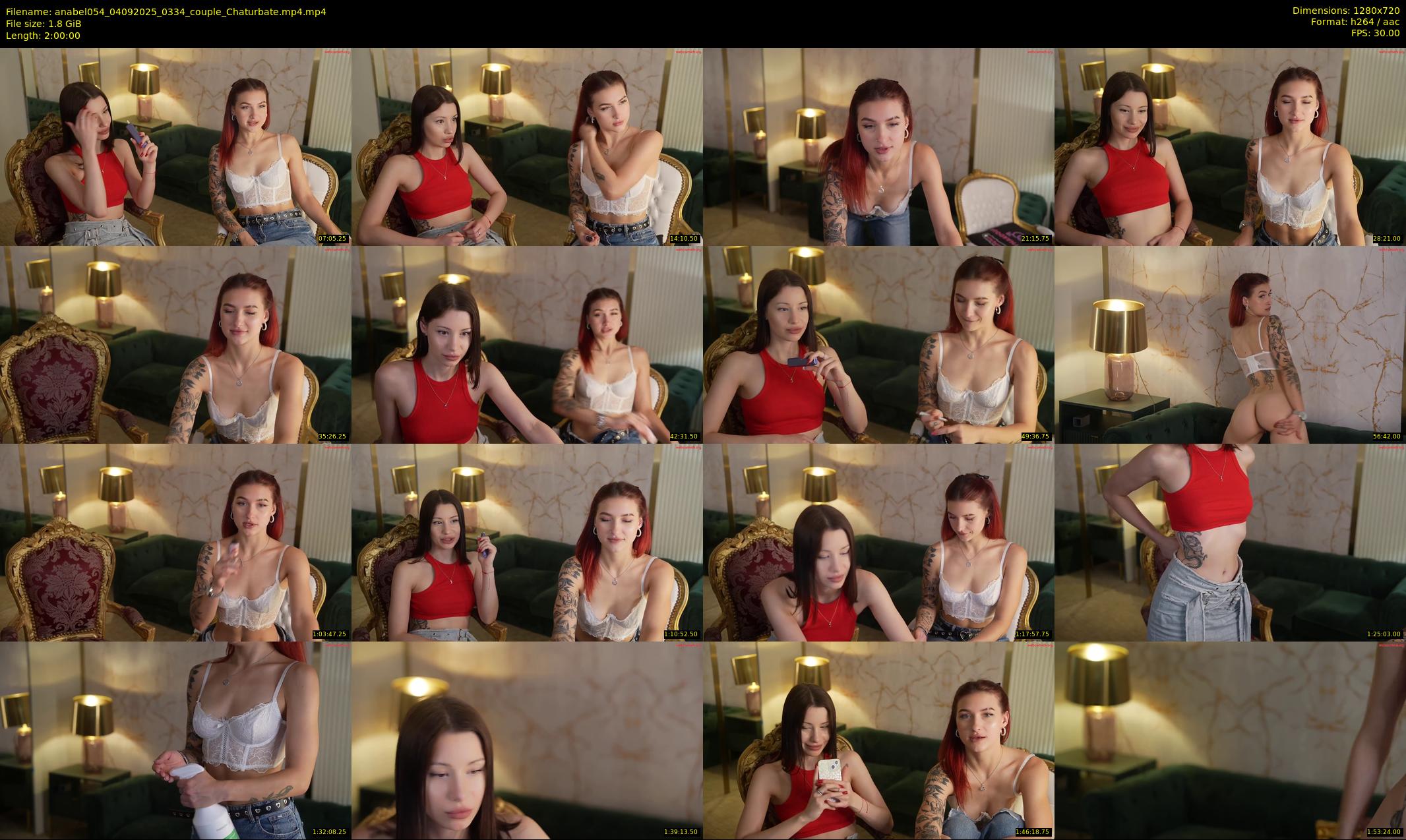 anabel054 — 120 minute Chaturbate female cam show recording, 720p, Sep 4, 2025