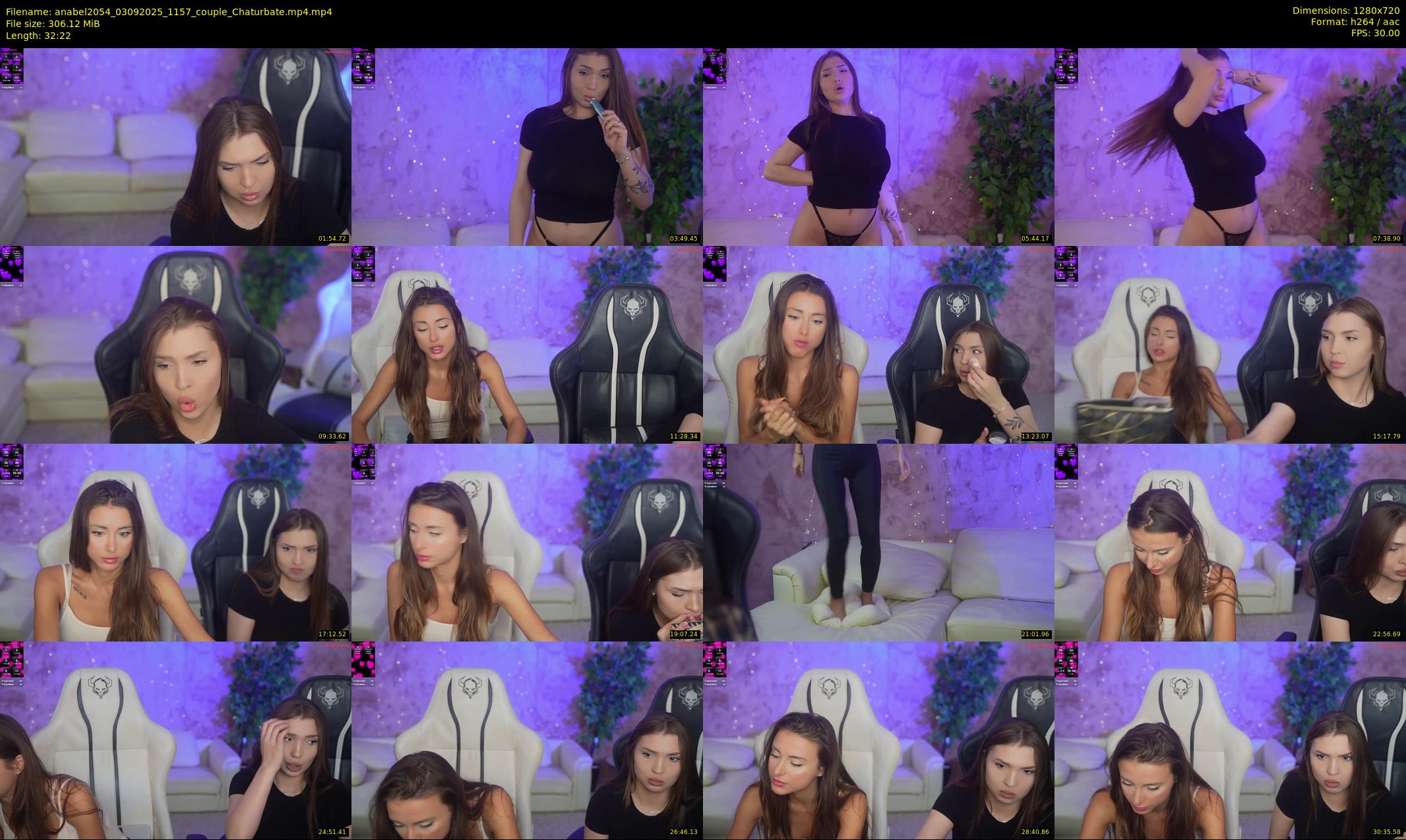 anabel2054 — 33 minute Chaturbate female cam show recording, 720p, Sep 3, 2025