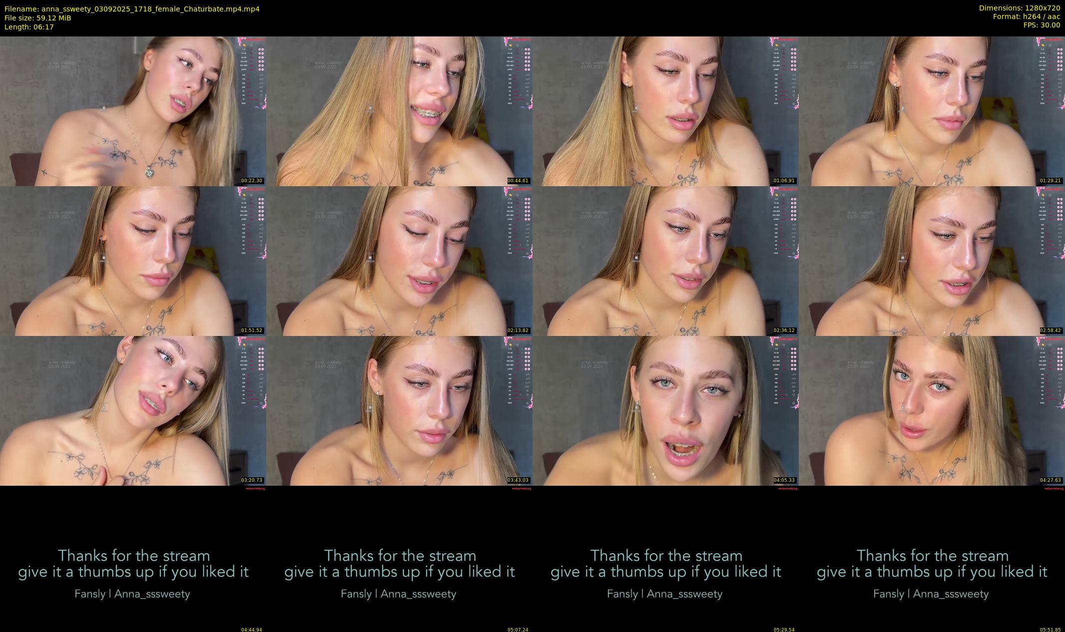 anna_ssweety — 7 minute Chaturbate female cam show recording, 720p, Sep 3, 2025