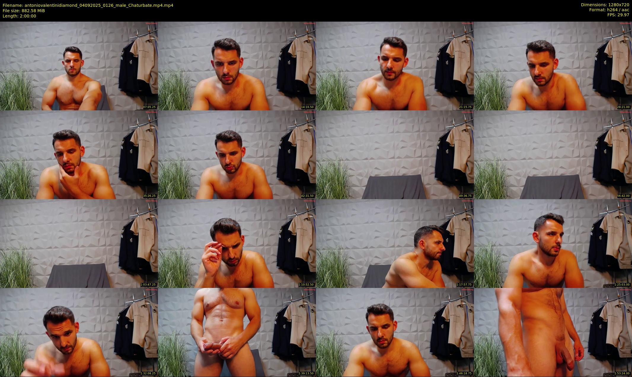 antoniovalentinidiamond — 120 minute Chaturbate male cam show recording, 720p, Sep 4, 2025