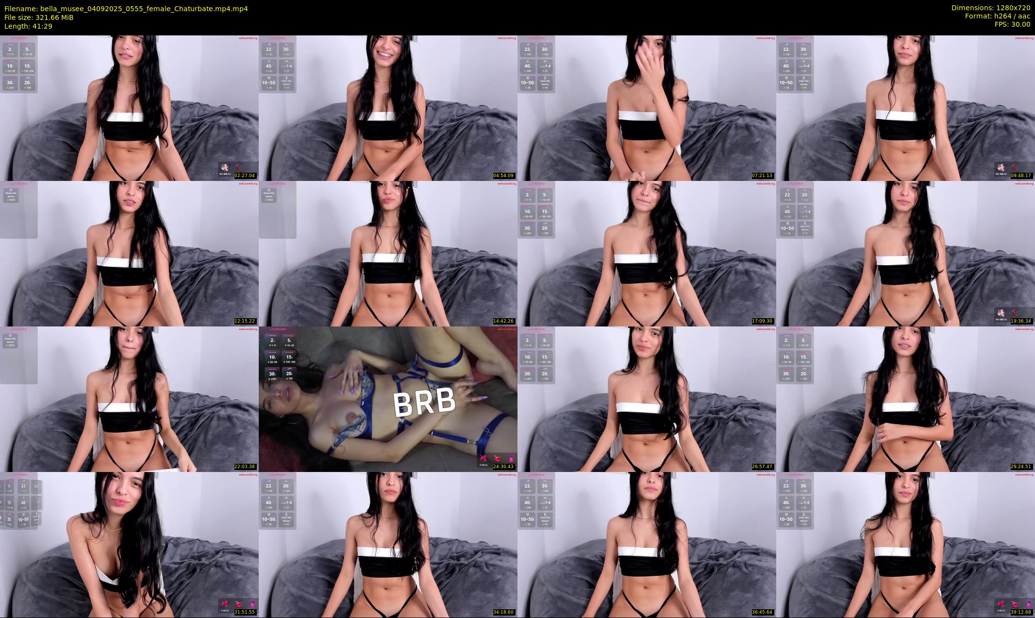 bella_musee — 42 minute Chaturbate female cam show recording, 720p, Sep 4, 2025