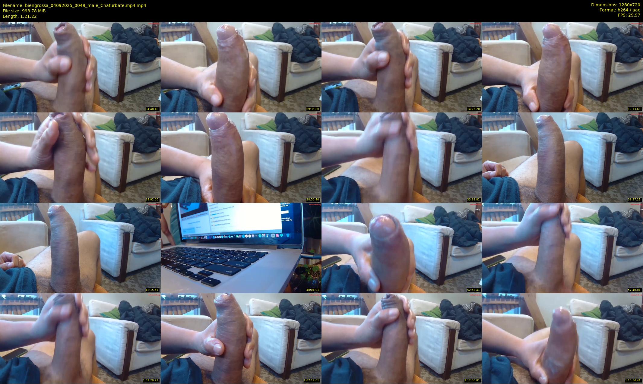 biengrossa — 82 minute Chaturbate male cam show recording, 720p, Sep 4, 2025