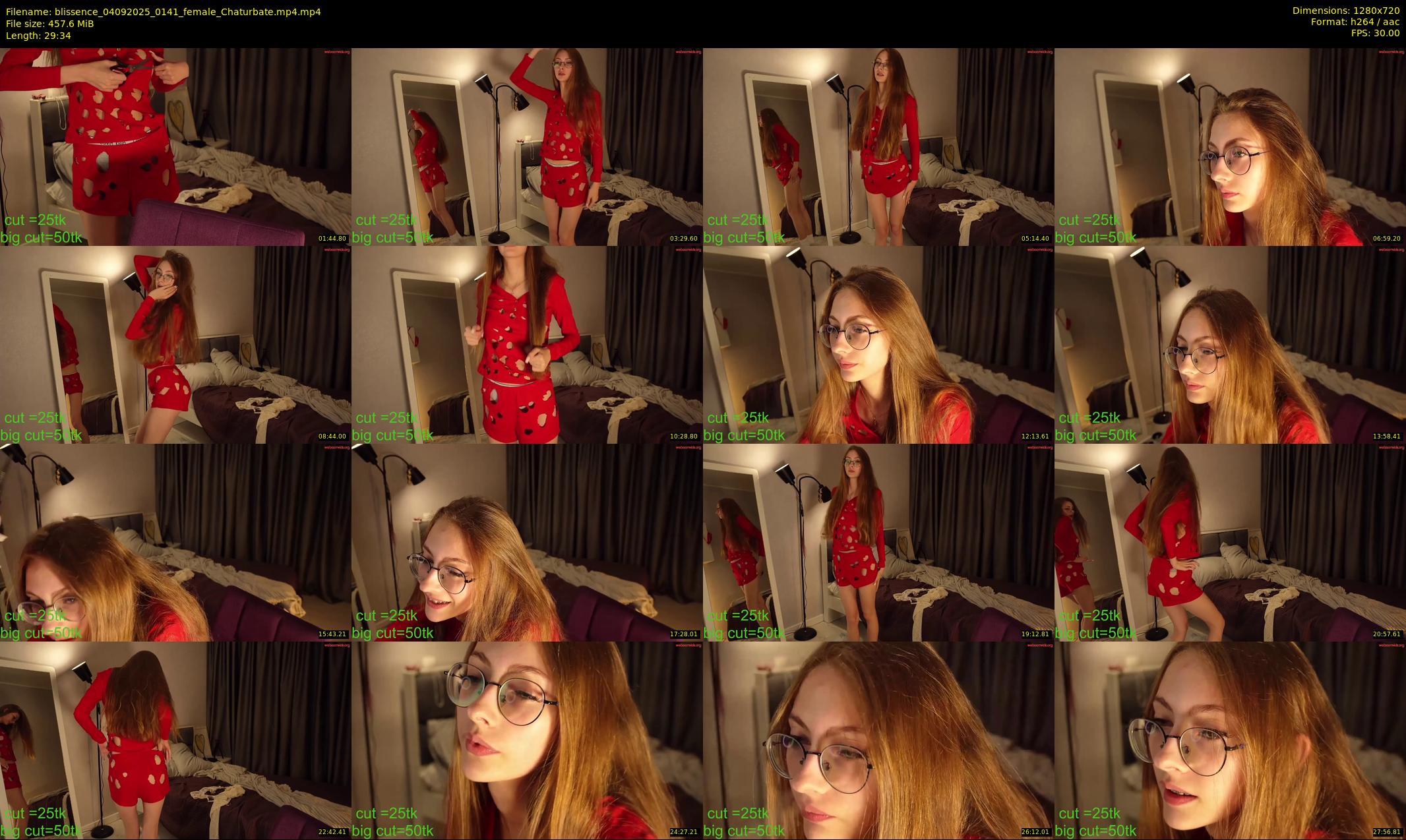blissence — 30 minute Chaturbate female cam show recording, 720p, Sep 4, 2025