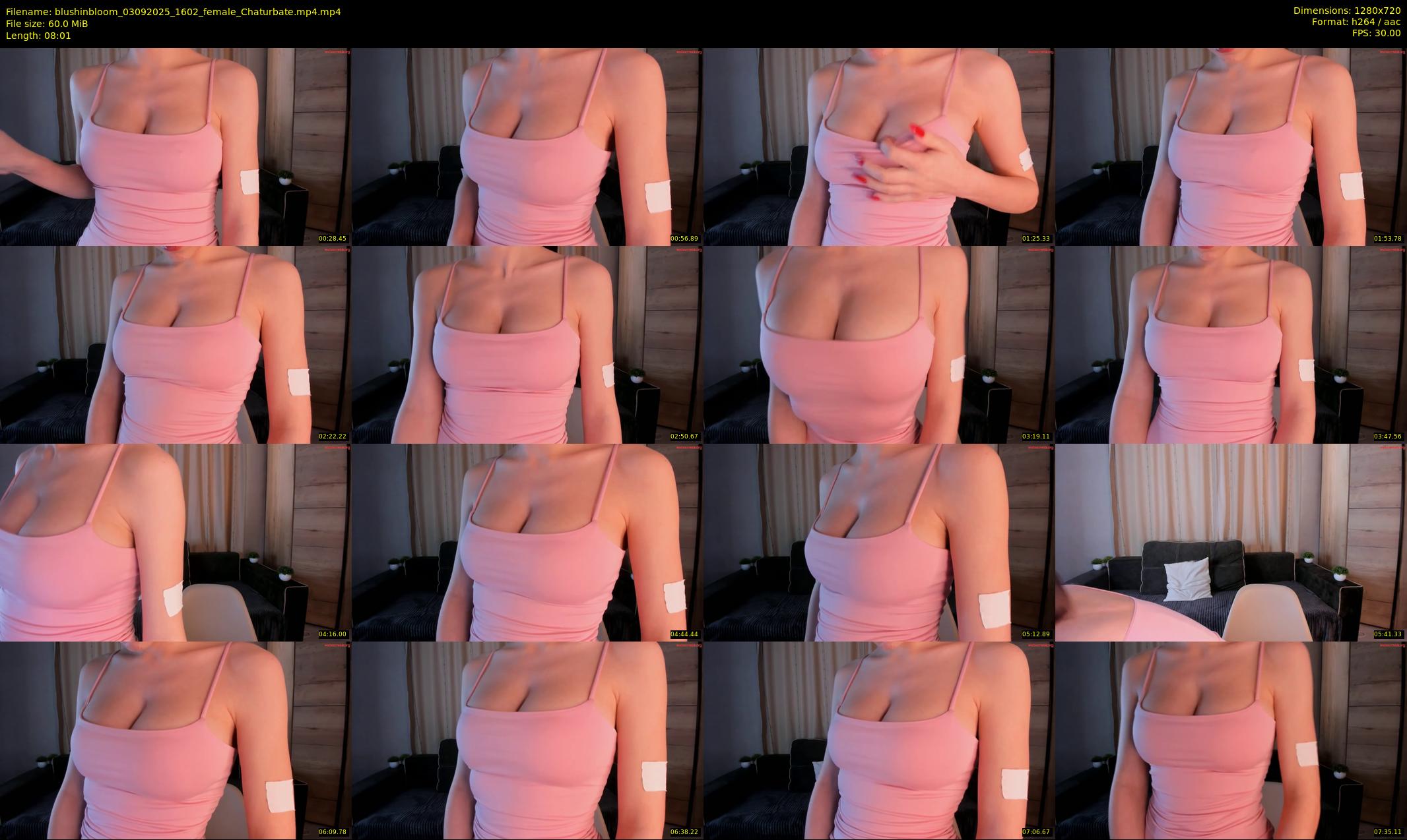 blushinbloom — 9 minute Chaturbate female cam show recording, 720p, Sep 3, 2025
