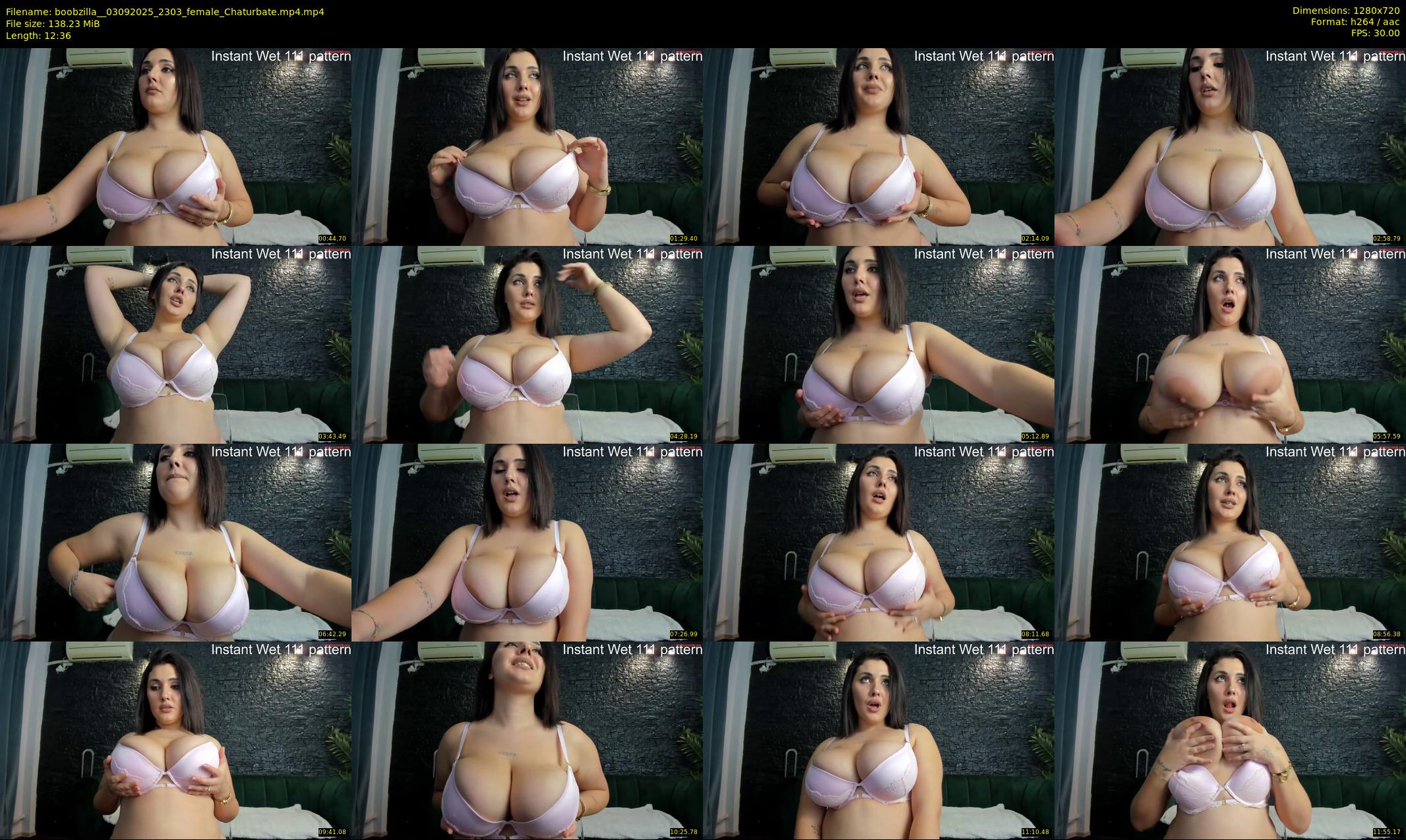 boobzilla_ — 13 minute Chaturbate female cam show recording, 720p, Sep 3, 2025
