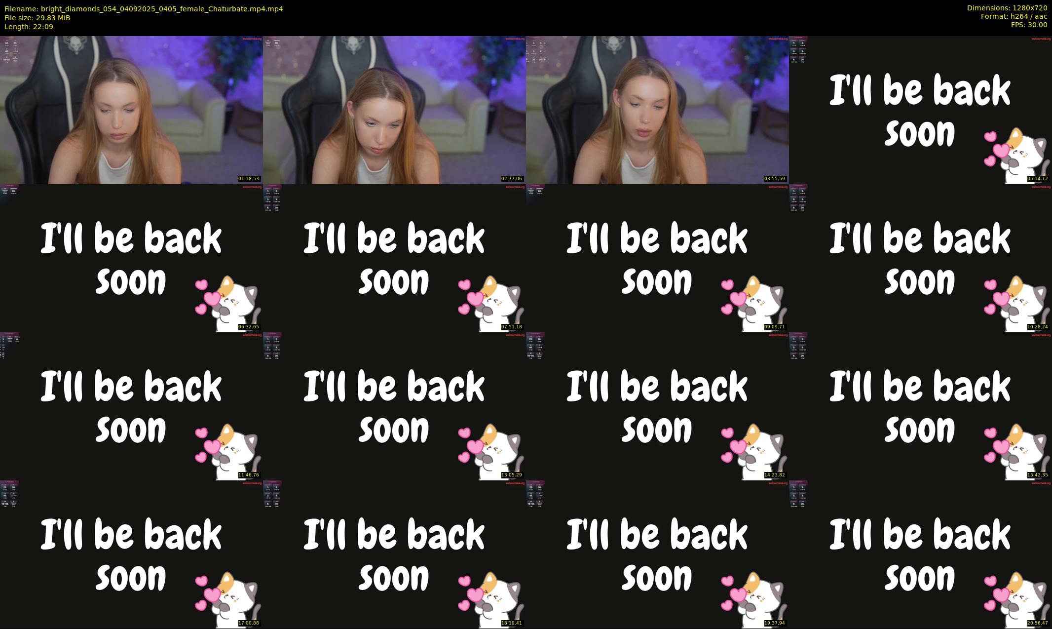 bright_diamonds_054 — 23 minute Chaturbate couple cam show recording, 720p, Sep 4, 2025