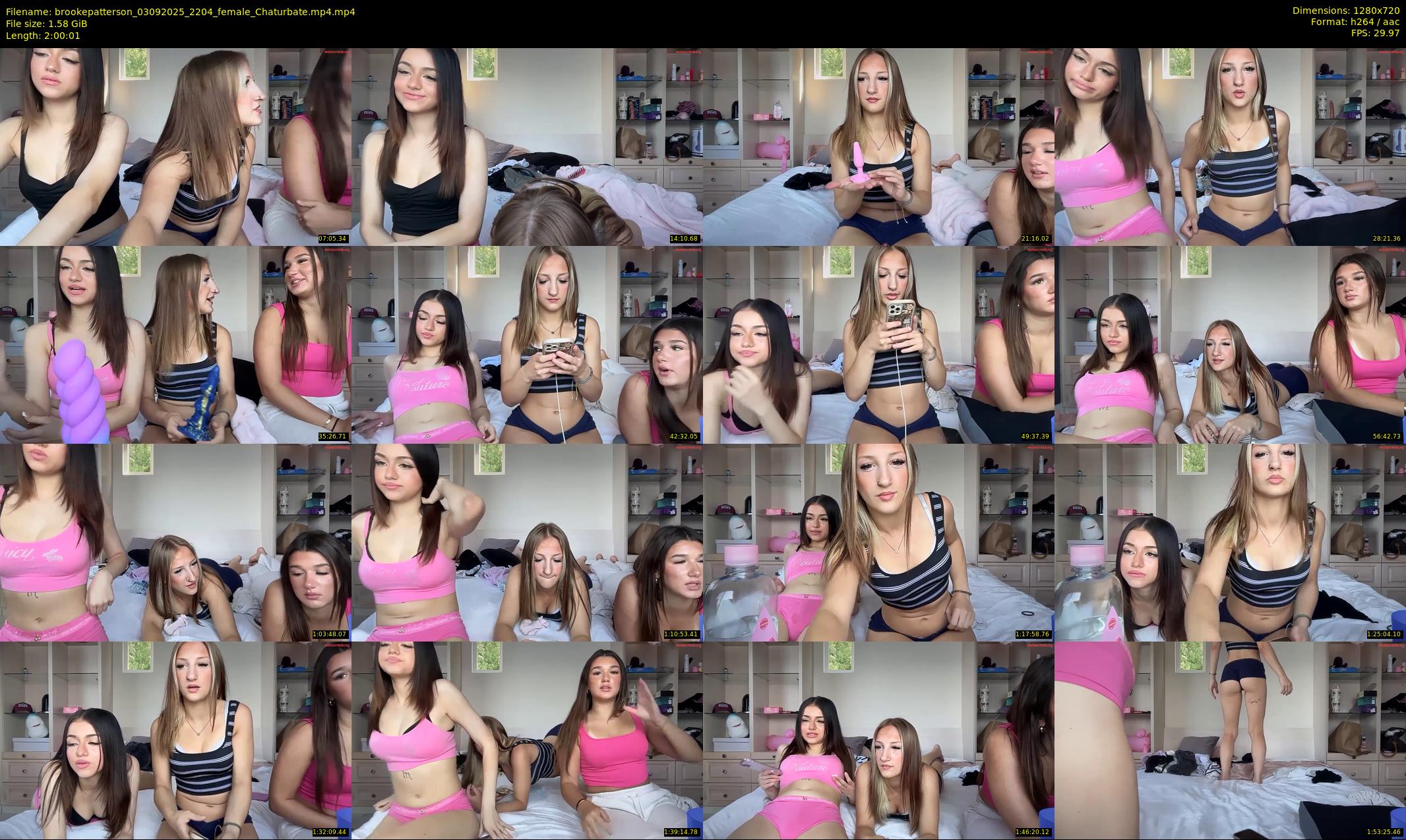 brookepatterson — 121 minute Chaturbate female cam show recording, 720p, Sep 3, 2025