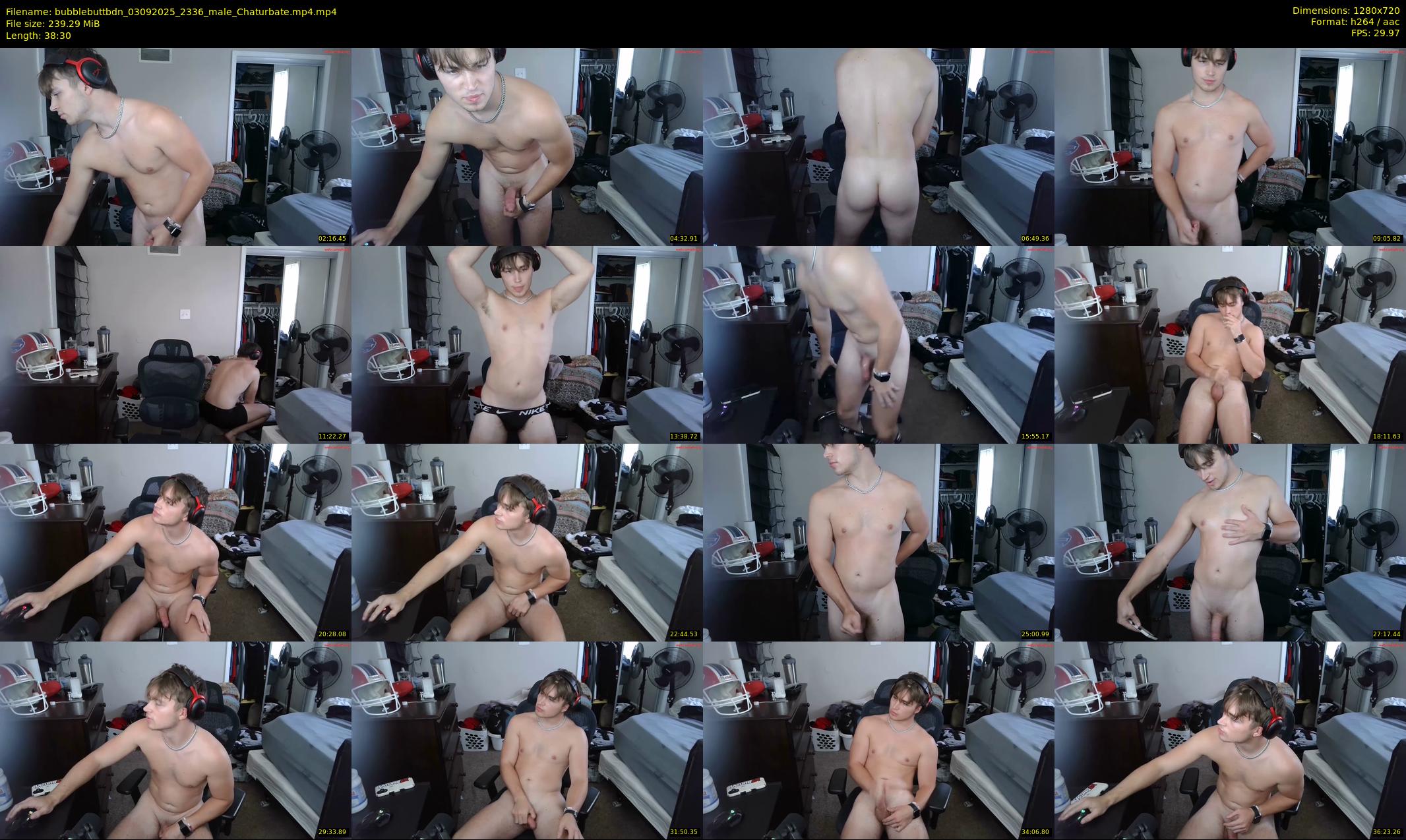 bubblebuttbdn — 39 minute Chaturbate male cam show recording, 720p, Sep 3, 2025