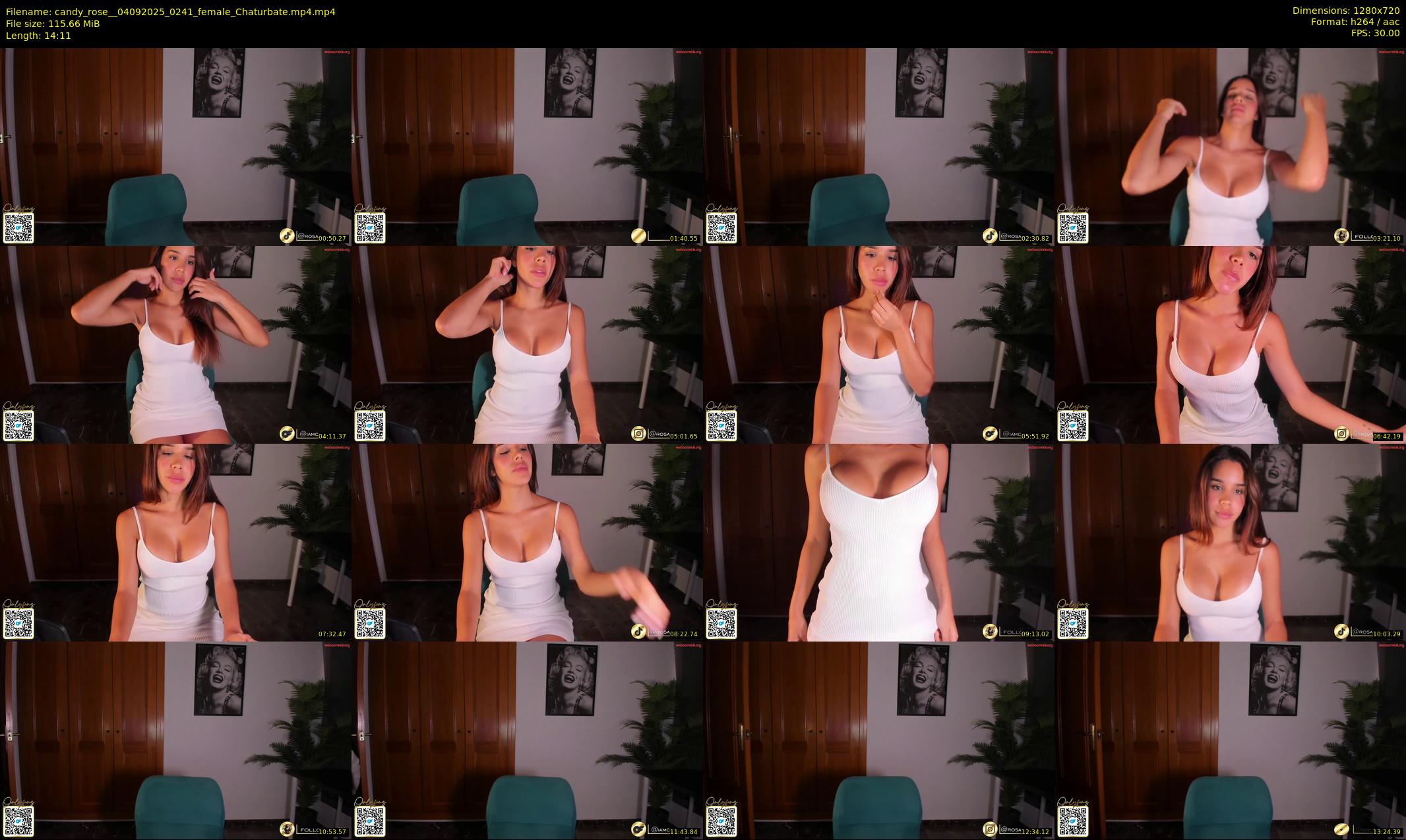 candy_rose_ — 15 minute Chaturbate female cam show recording, 720p, Sep 4, 2025