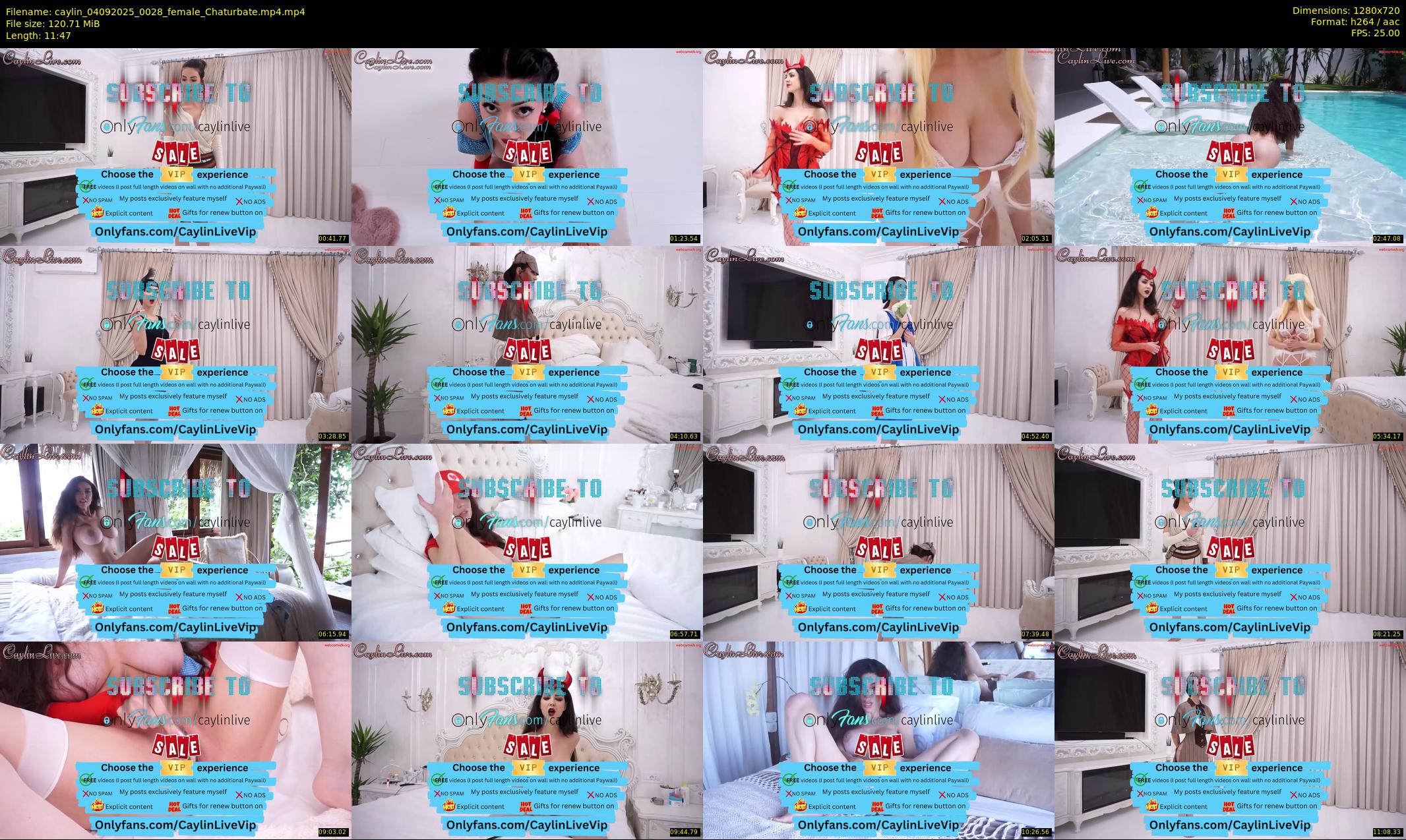 caylin — 12 minute Chaturbate female cam show recording, 720p, Sep 4, 2025