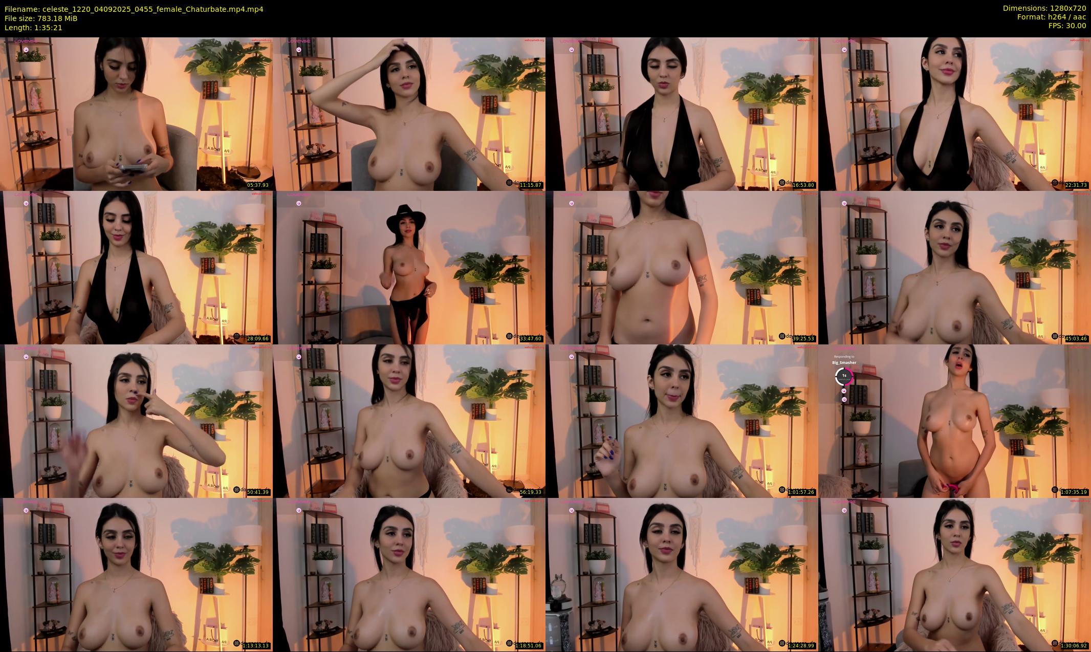 celeste_1220 — 96 minute Chaturbate female cam show recording, 720p, Sep 4, 2025