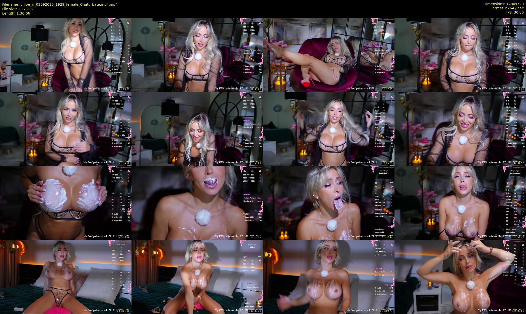 chloe_ri — 91 minute Chaturbate female cam show recording, 720p, Sep 3, 2025